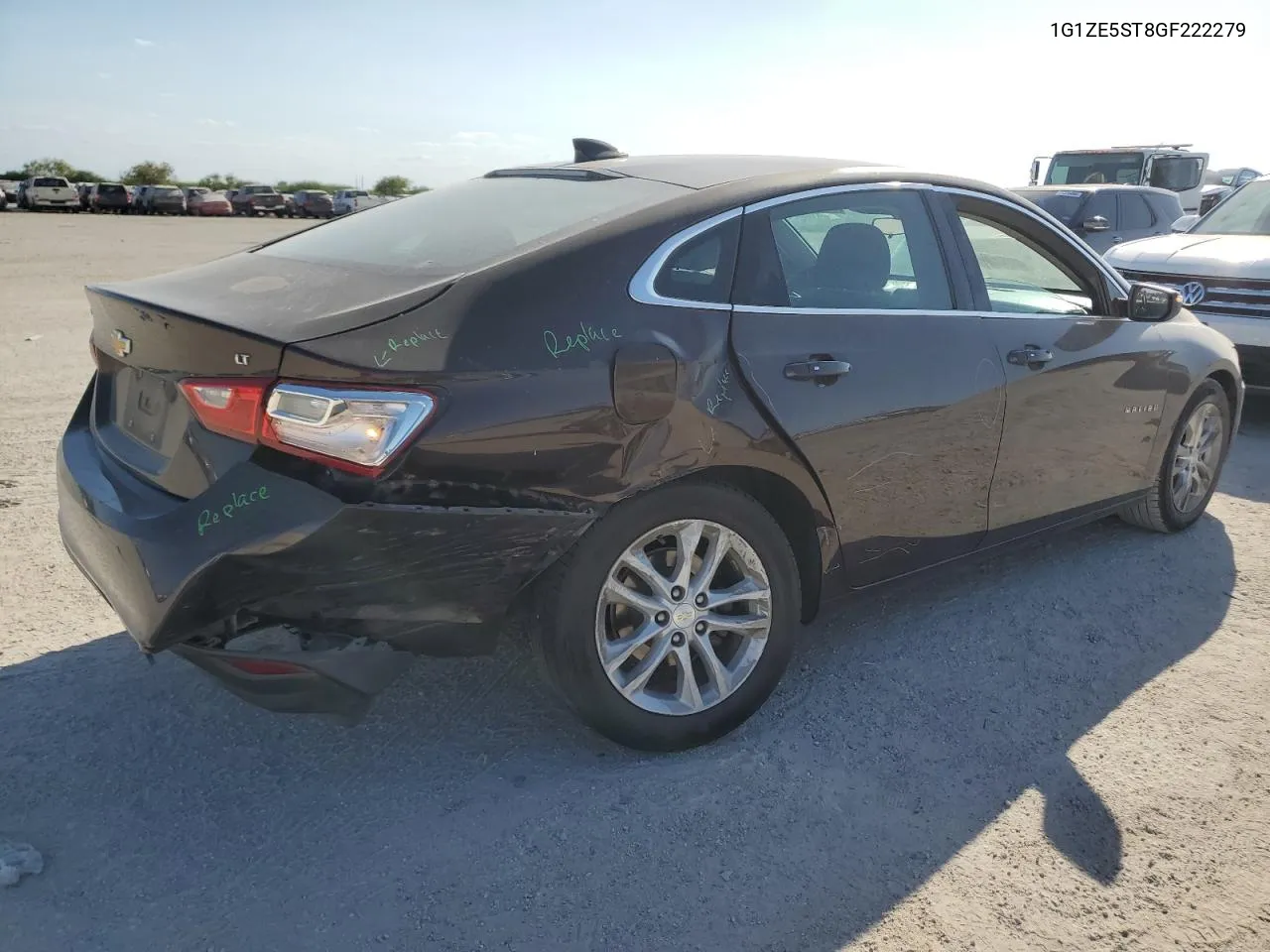 2016 Chevrolet Malibu Lt VIN: 1G1ZE5ST8GF222279 Lot: 77217174