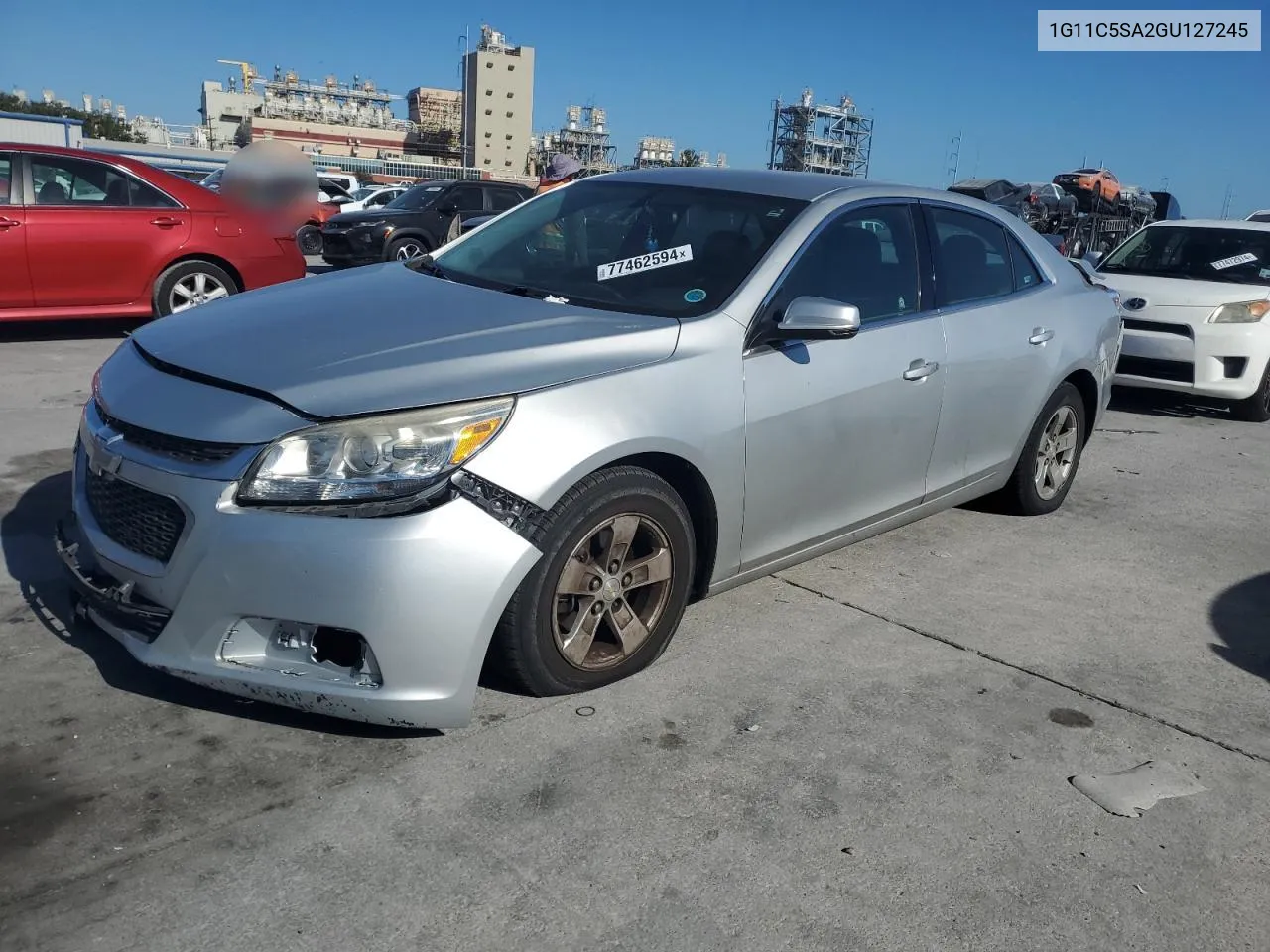 2016 Chevrolet Malibu Limited Lt VIN: 1G11C5SA2GU127245 Lot: 77462594