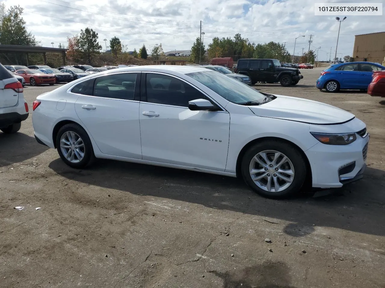 1G1ZE5ST3GF220794 2016 Chevrolet Malibu Lt