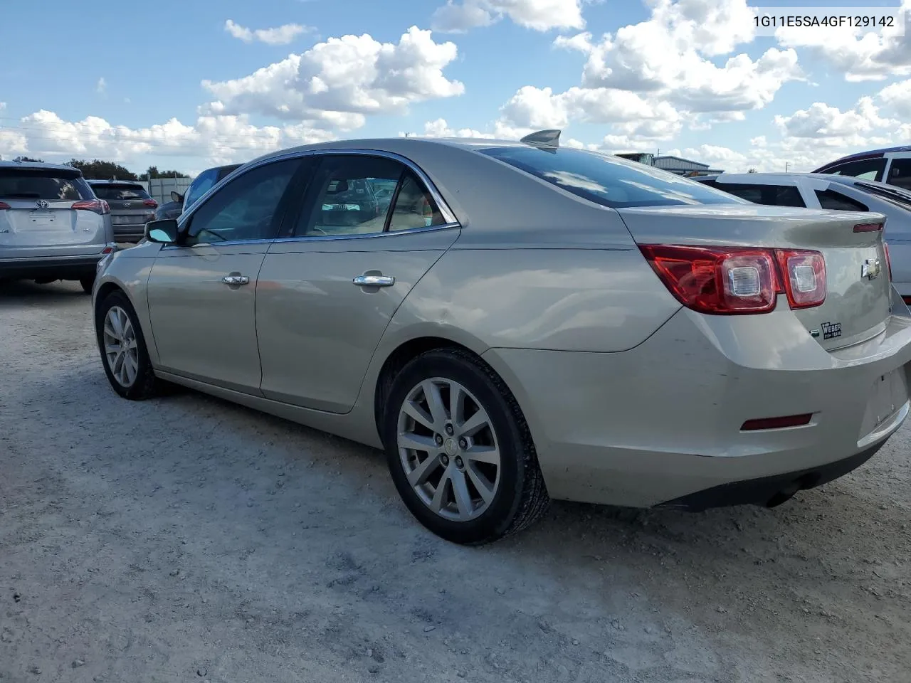 2016 Chevrolet Malibu Limited Ltz VIN: 1G11E5SA4GF129142 Lot: 77954984