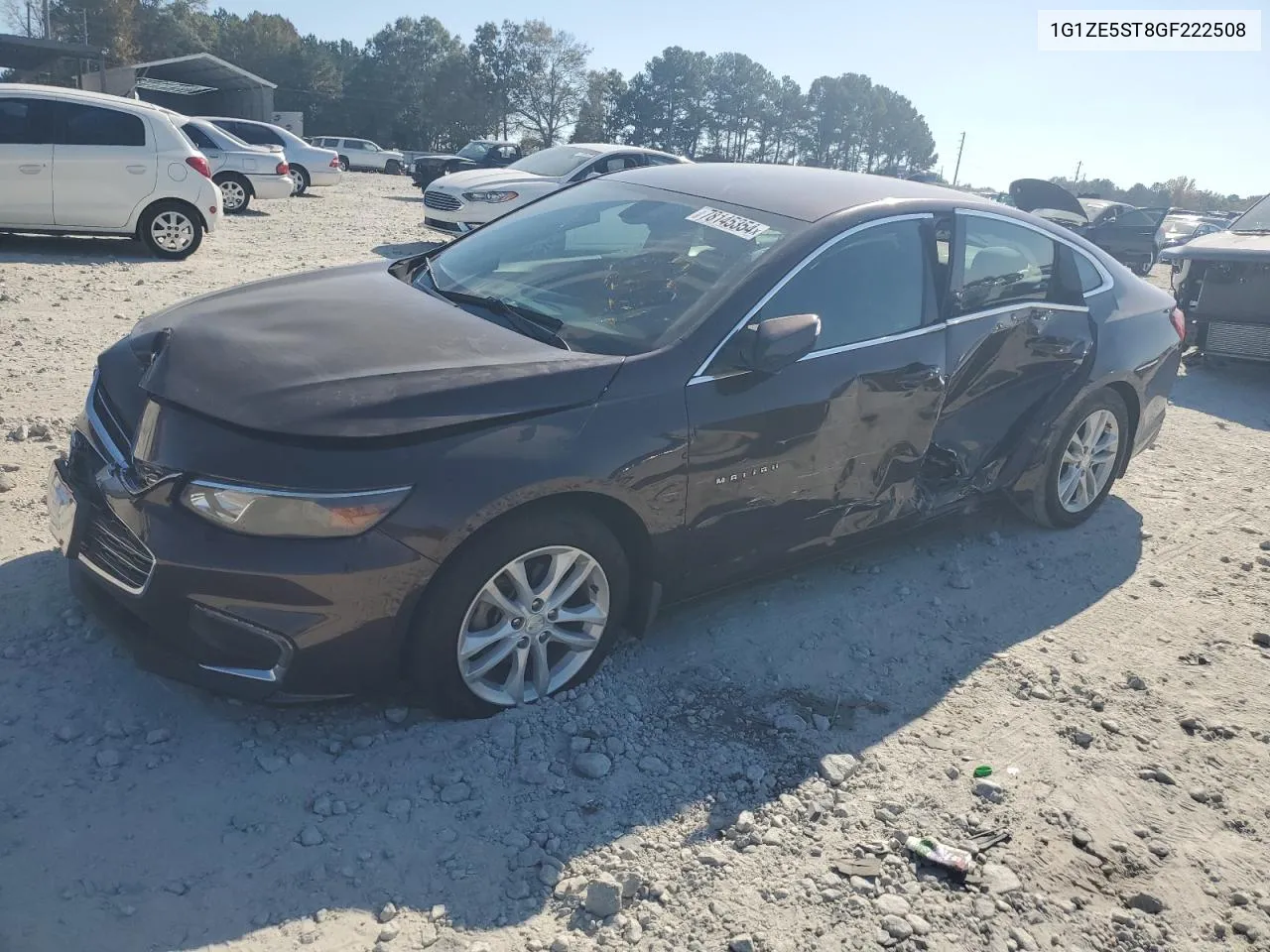 2016 Chevrolet Malibu Lt VIN: 1G1ZE5ST8GF222508 Lot: 78145354