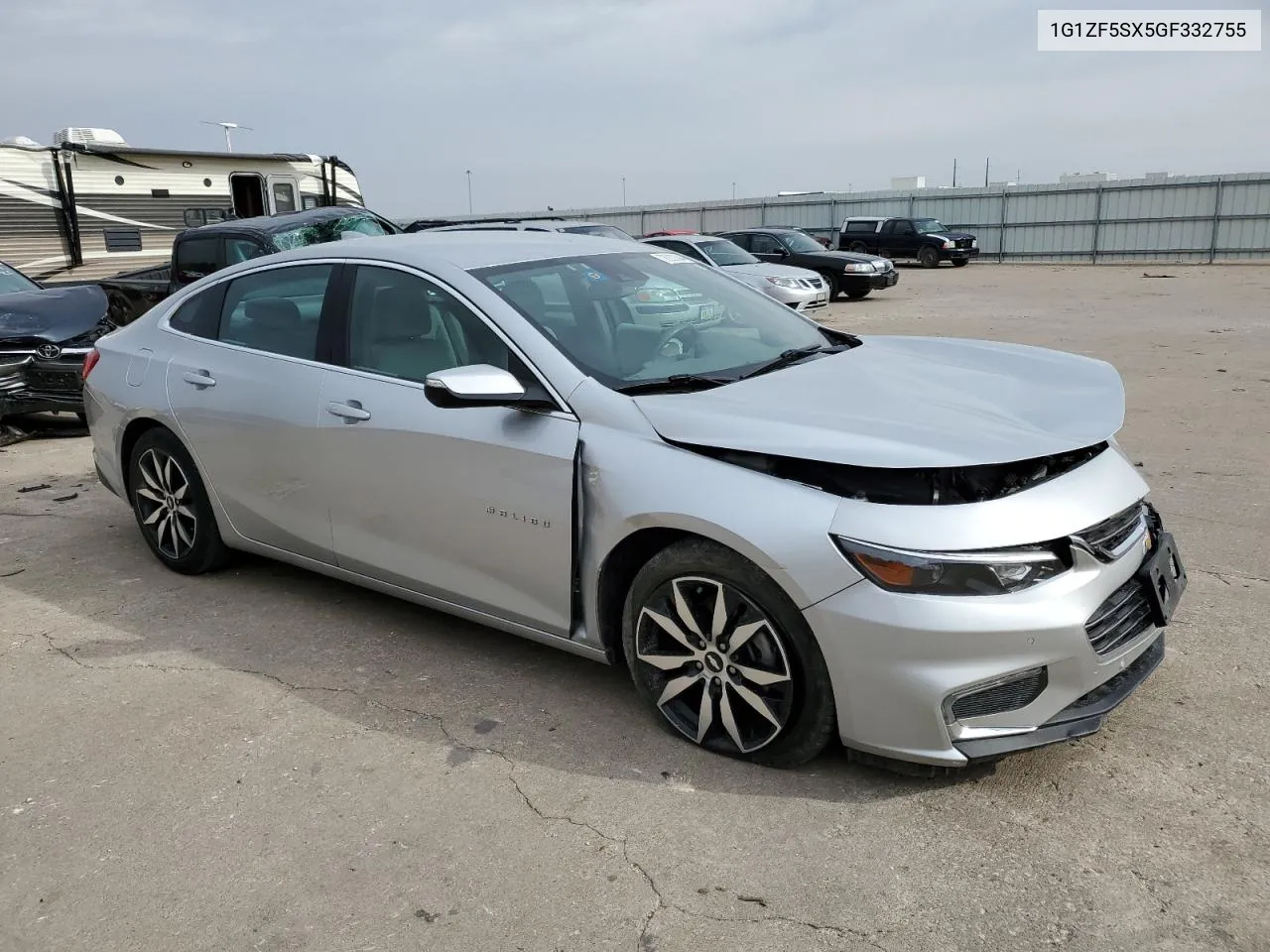 2016 Chevrolet Malibu Lt VIN: 1G1ZF5SX5GF332755 Lot: 78230394