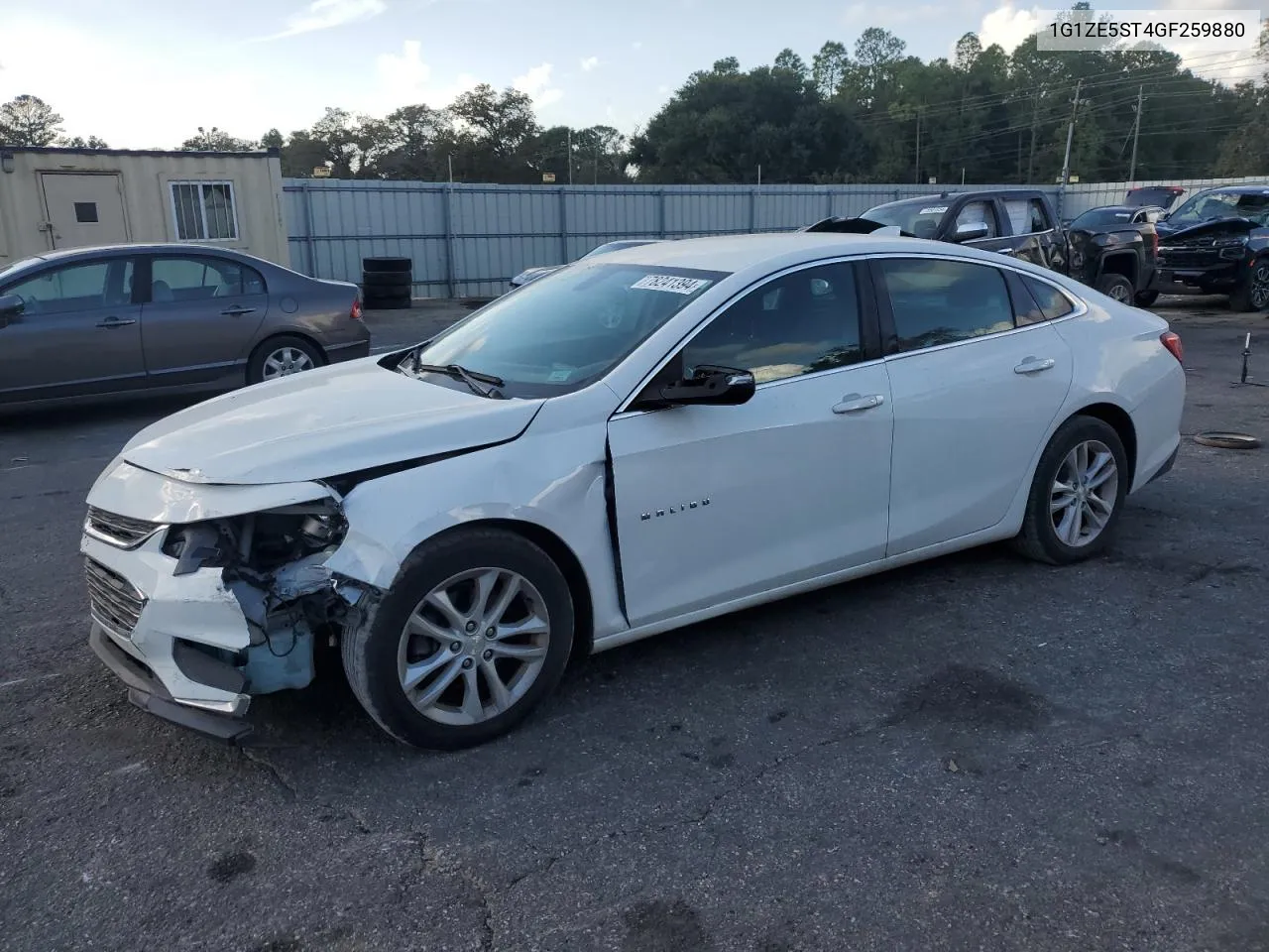 2016 Chevrolet Malibu Lt VIN: 1G1ZE5ST4GF259880 Lot: 78241394