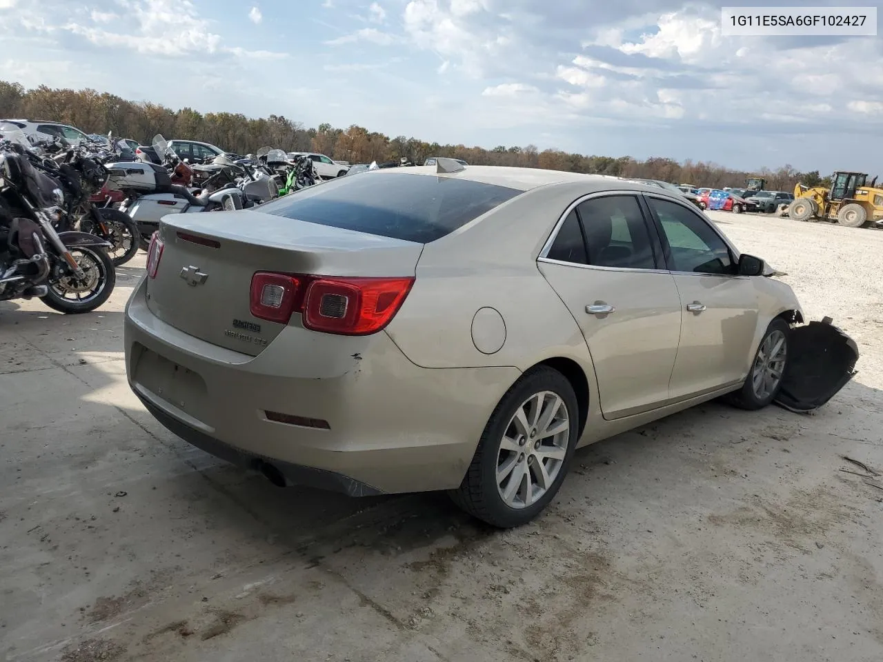 2016 Chevrolet Malibu Limited Ltz VIN: 1G11E5SA6GF102427 Lot: 78273574