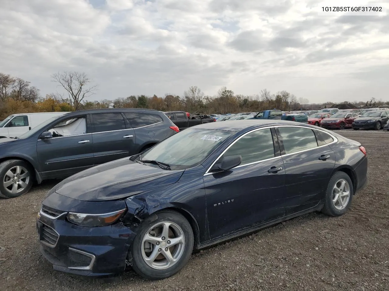 2016 Chevrolet Malibu Ls VIN: 1G1ZB5ST6GF317402 Lot: 78380184