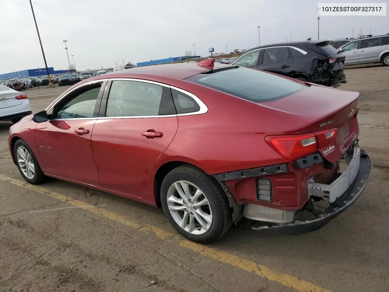 2016 Chevrolet Malibu Lt VIN: 1G1ZE5ST0GF327317 Lot: 78493564