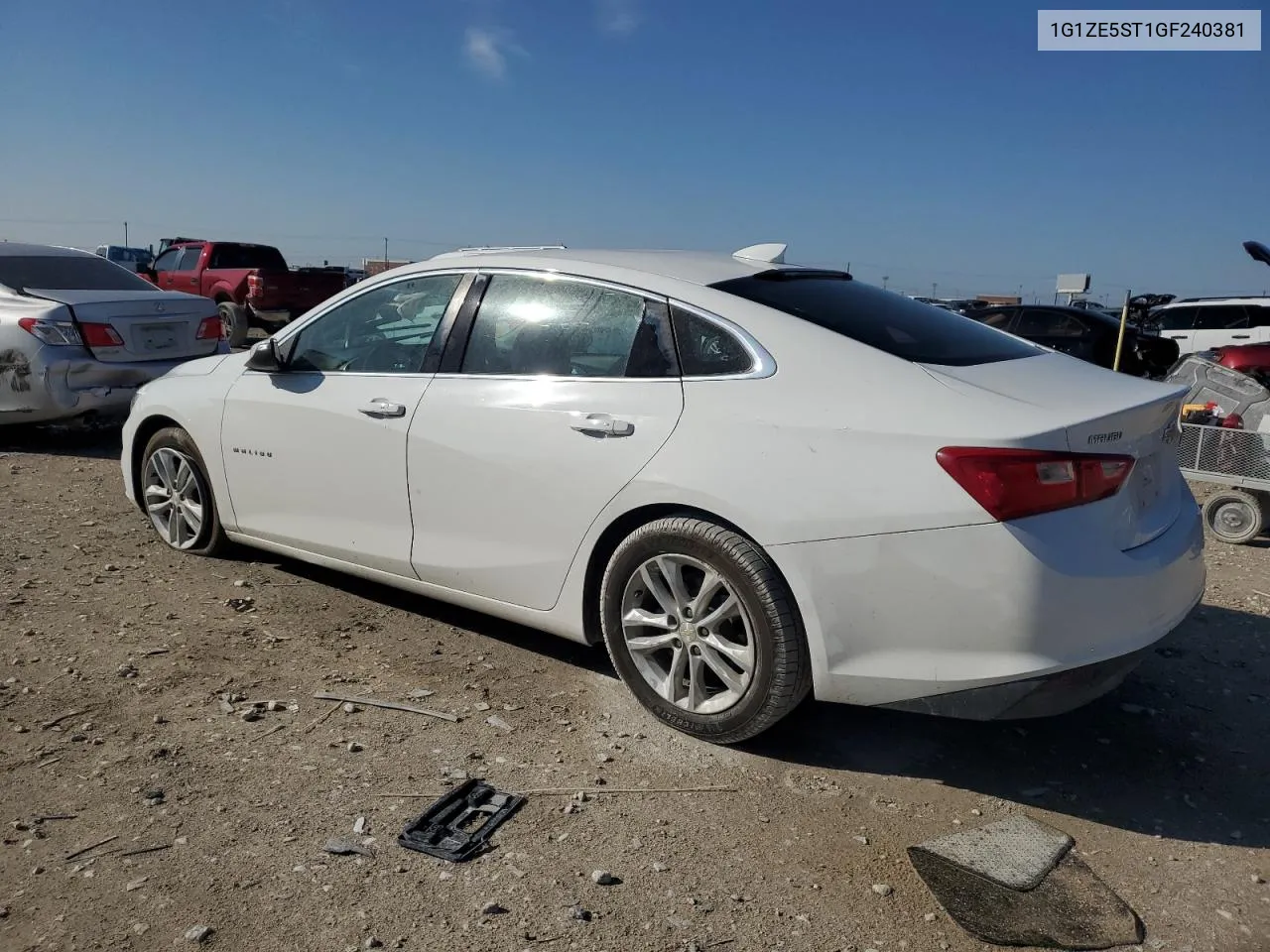 2016 Chevrolet Malibu Lt VIN: 1G1ZE5ST1GF240381 Lot: 78704434