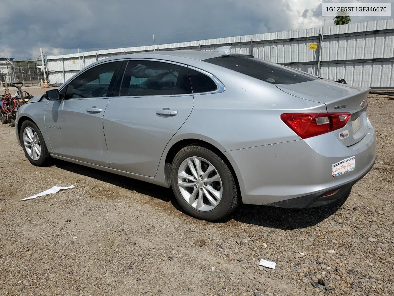 2016 Chevrolet Malibu Lt VIN: 1G1ZE5ST1GF346670 Lot: 78801654