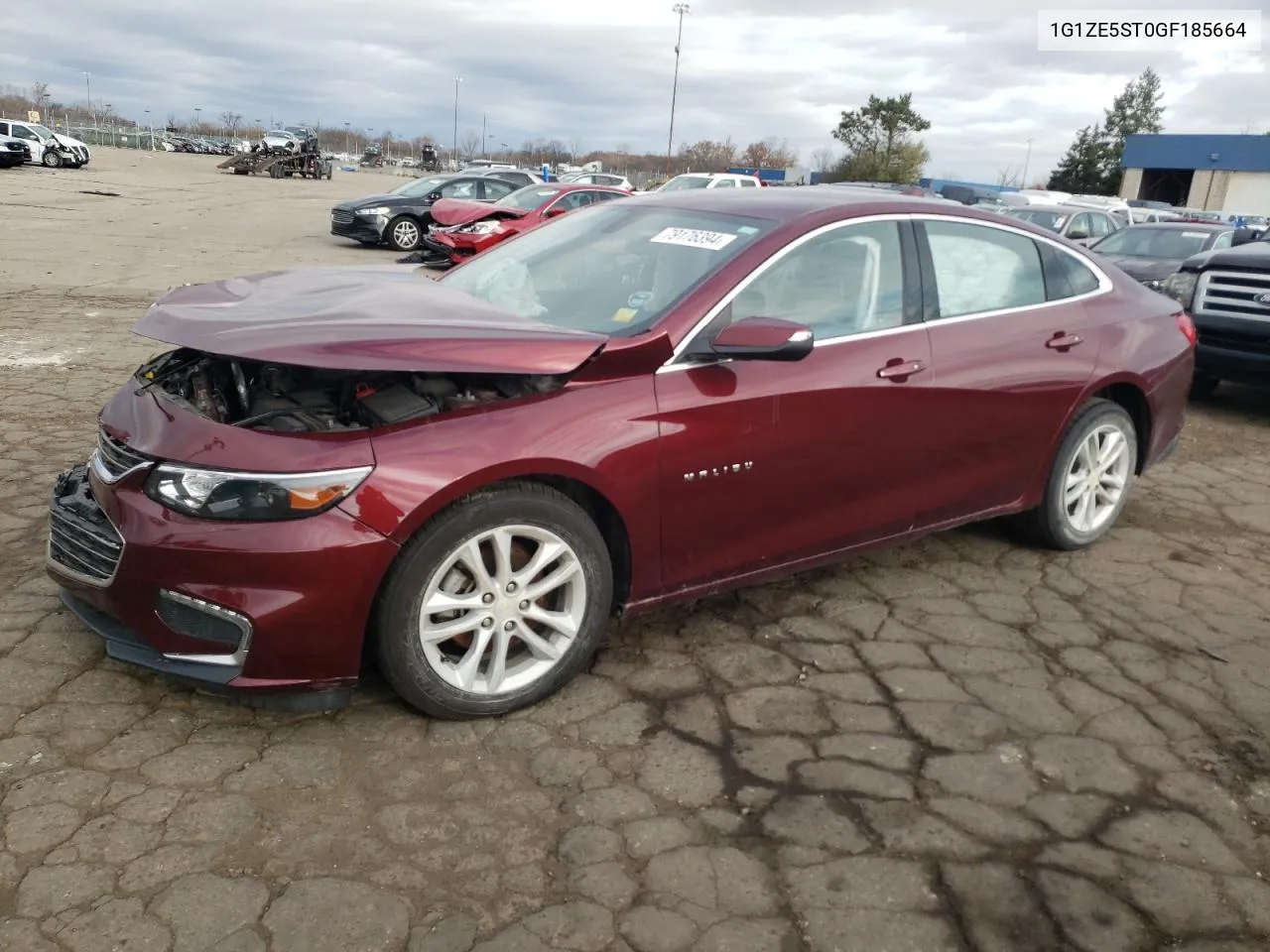 1G1ZE5ST0GF185664 2016 Chevrolet Malibu Lt