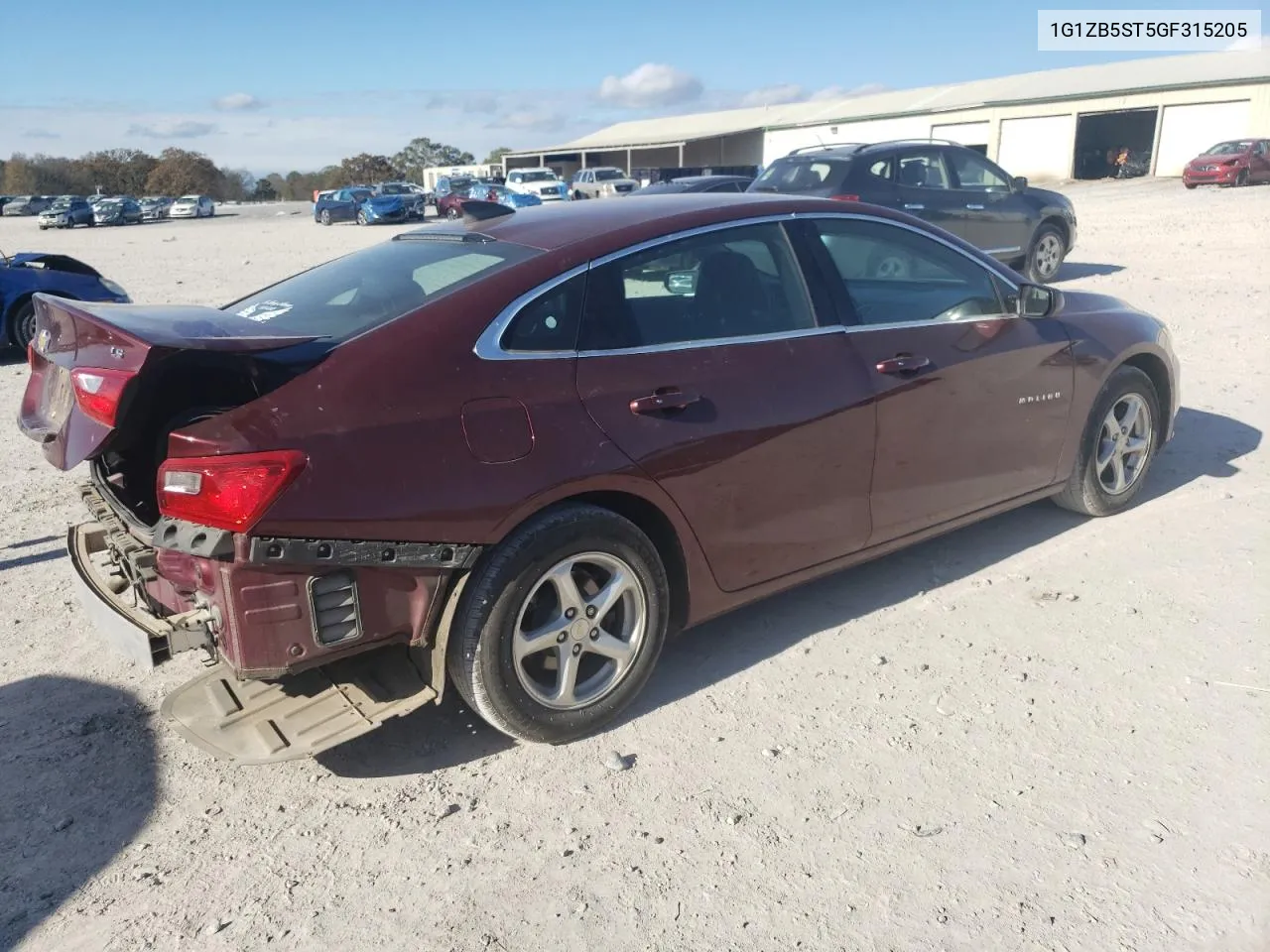 1G1ZB5ST5GF315205 2016 Chevrolet Malibu Ls