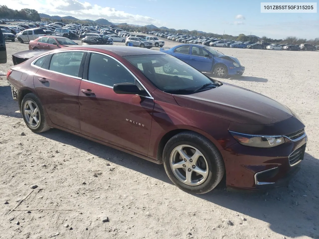 1G1ZB5ST5GF315205 2016 Chevrolet Malibu Ls