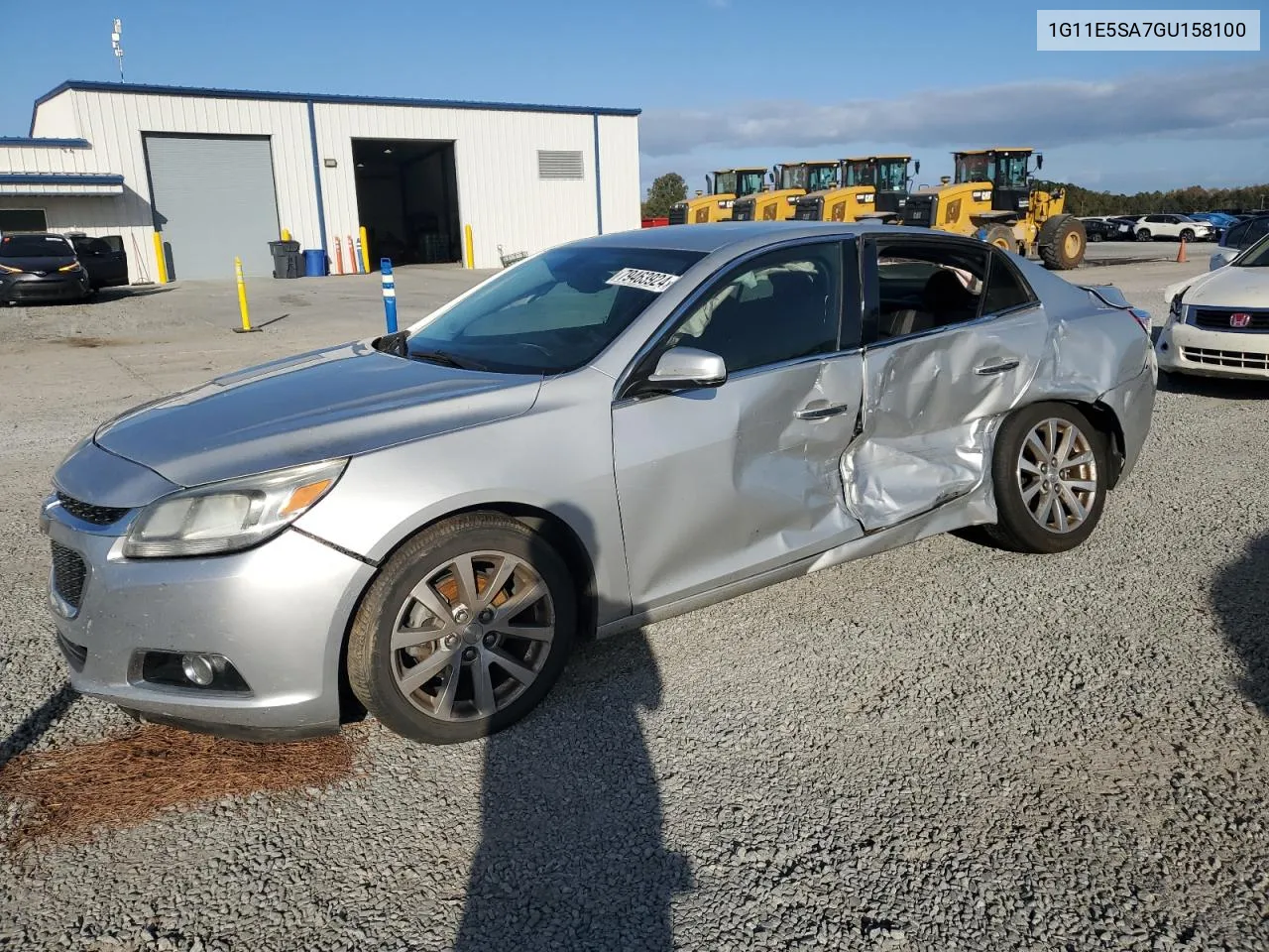 2016 Chevrolet Malibu Limited Ltz VIN: 1G11E5SA7GU158100 Lot: 79463924