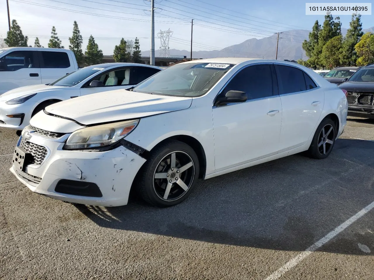 2016 Chevrolet Malibu Limited Ls VIN: 1G11A5SA1GU140395 Lot: 79751504