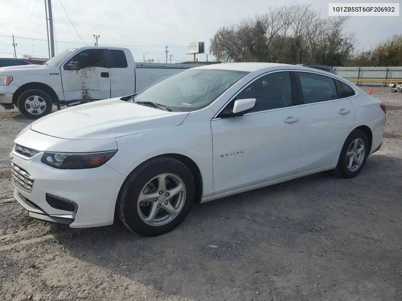 2016 Chevrolet Malibu Ls VIN: 1G1ZB5ST6GF206932 Lot: 80011034