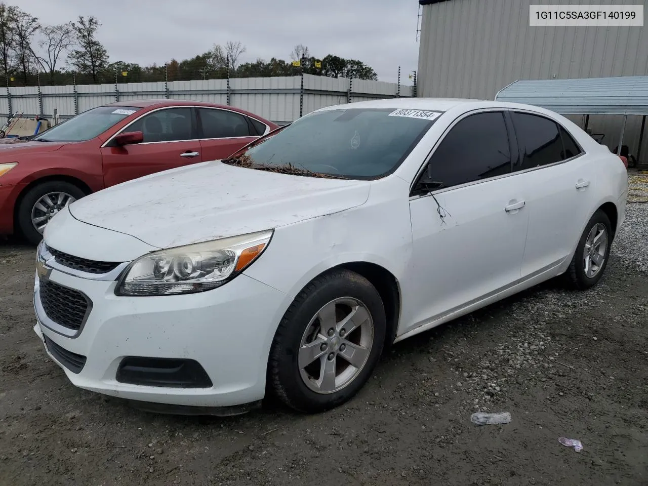 2016 Chevrolet Malibu Limited Lt VIN: 1G11C5SA3GF140199 Lot: 80371354