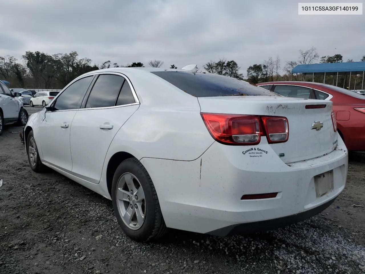 2016 Chevrolet Malibu Limited Lt VIN: 1G11C5SA3GF140199 Lot: 80371354