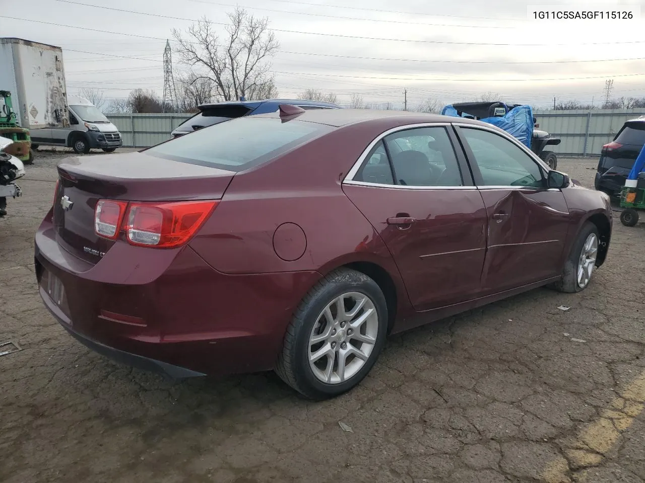 2016 Chevrolet Malibu Limited Lt VIN: 1G11C5SA5GF115126 Lot: 80561914