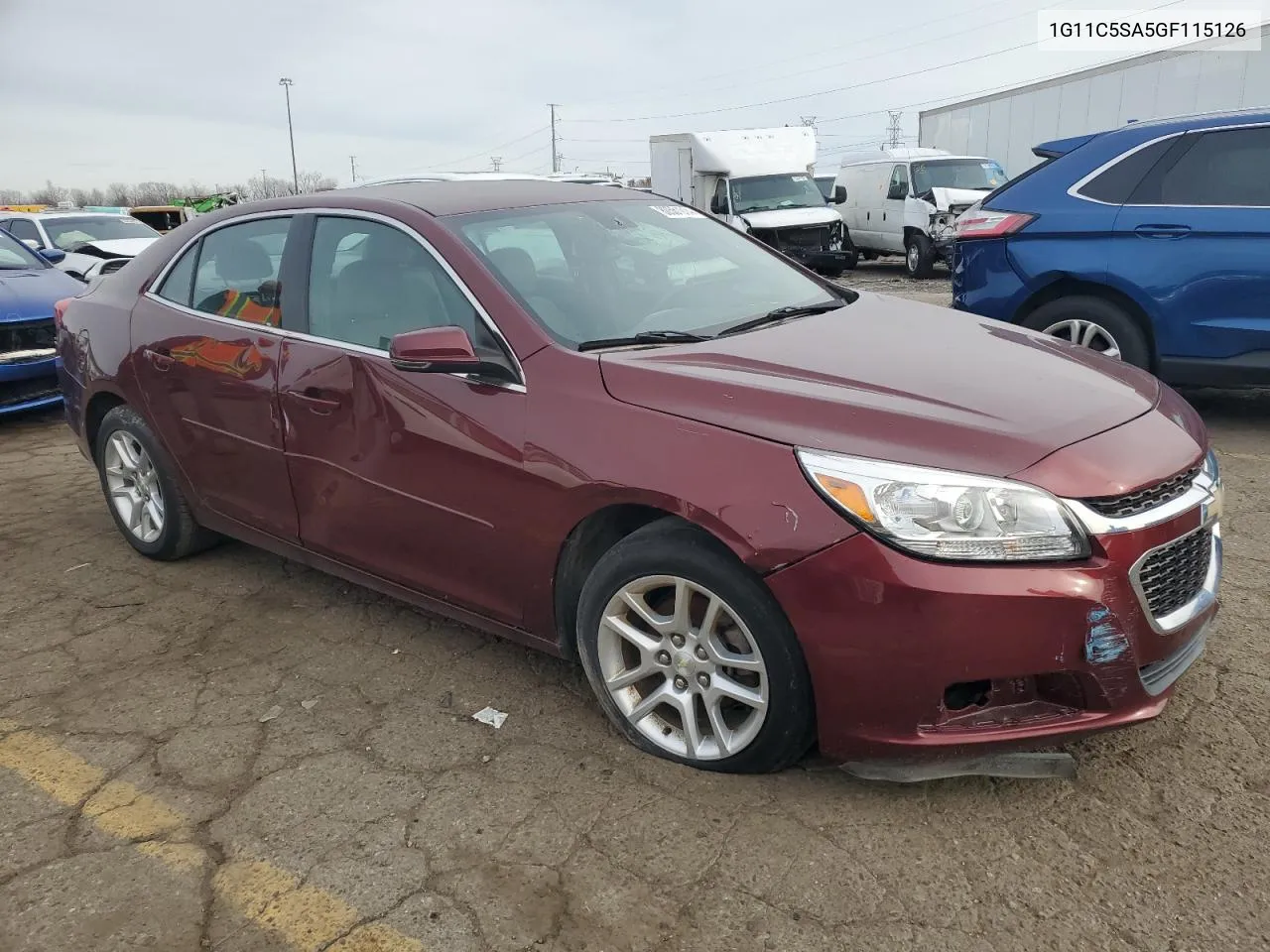 2016 Chevrolet Malibu Limited Lt VIN: 1G11C5SA5GF115126 Lot: 80561914