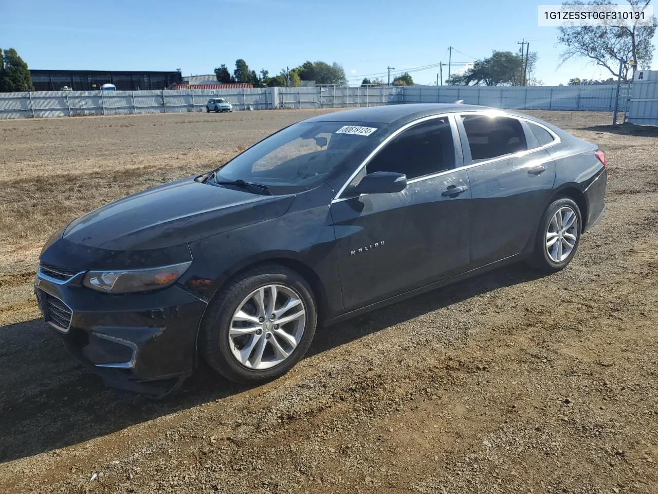 2016 Chevrolet Malibu Lt VIN: 1G1ZE5ST0GF310131 Lot: 80619124