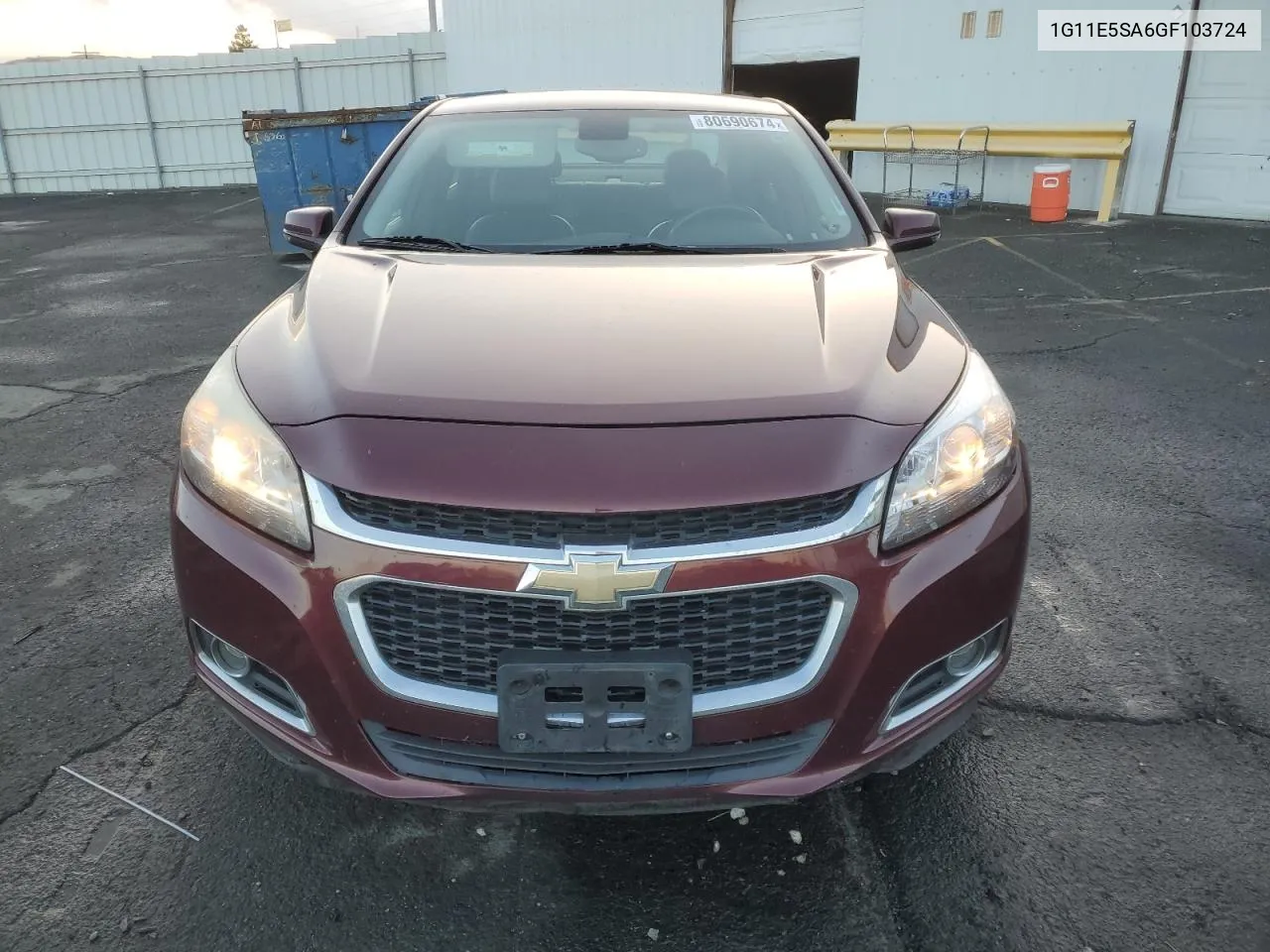 2016 Chevrolet Malibu Limited Ltz VIN: 1G11E5SA6GF103724 Lot: 80690674