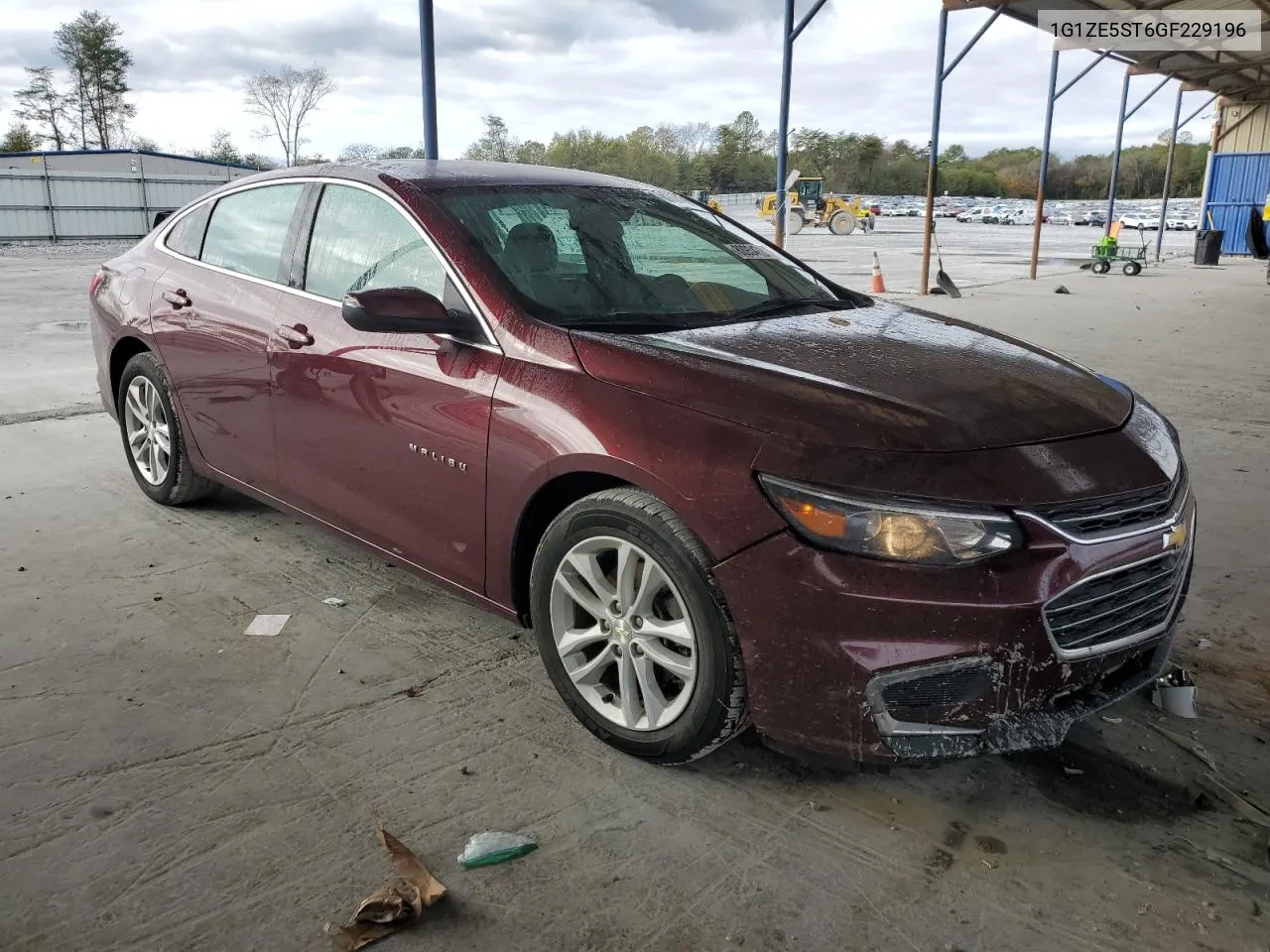 2016 Chevrolet Malibu Lt VIN: 1G1ZE5ST6GF229196 Lot: 80934724