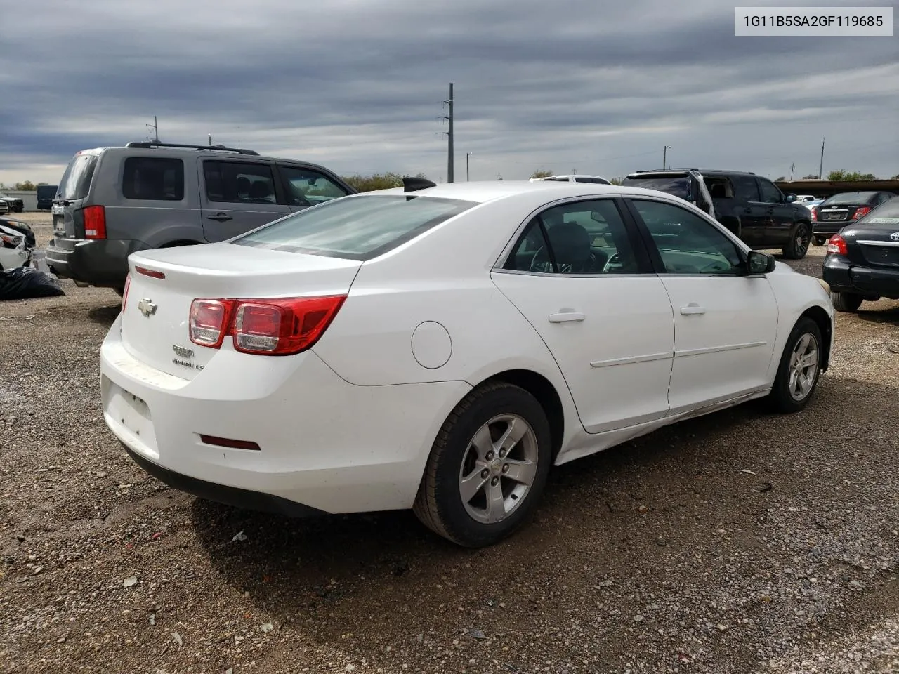 2016 Chevrolet Malibu Limited Ls VIN: 1G11B5SA2GF119685 Lot: 80966524