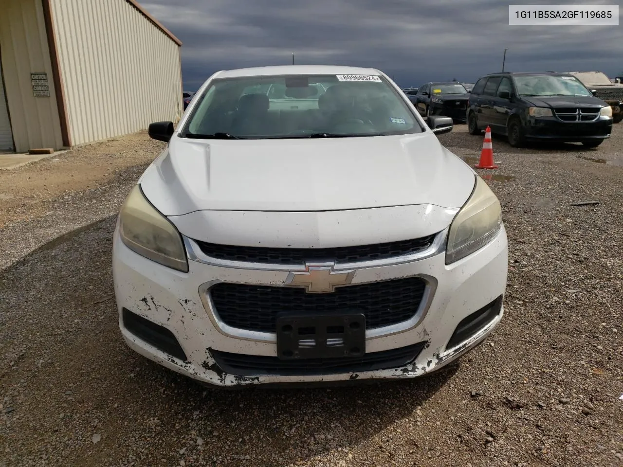 2016 Chevrolet Malibu Limited Ls VIN: 1G11B5SA2GF119685 Lot: 80966524