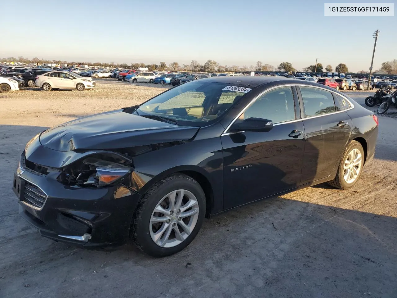 2016 Chevrolet Malibu Lt VIN: 1G1ZE5ST6GF171459 Lot: 81060334