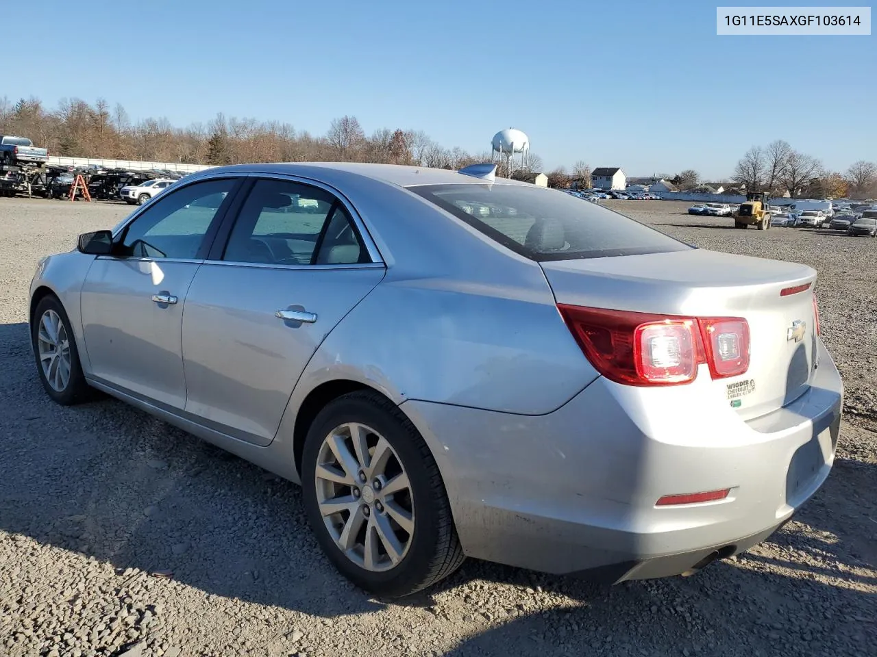 2016 Chevrolet Malibu Limited Ltz VIN: 1G11E5SAXGF103614 Lot: 81082074