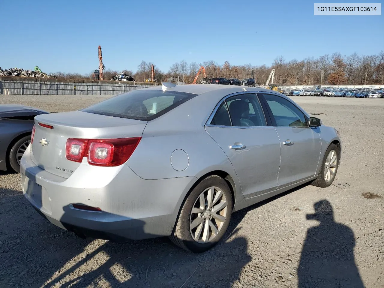 2016 Chevrolet Malibu Limited Ltz VIN: 1G11E5SAXGF103614 Lot: 81082074