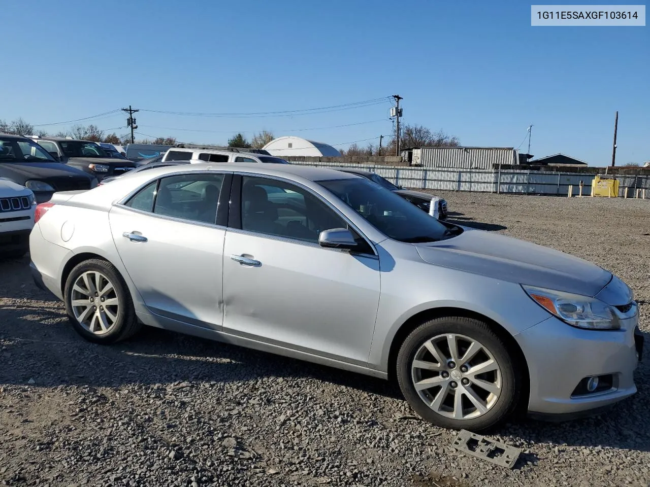 2016 Chevrolet Malibu Limited Ltz VIN: 1G11E5SAXGF103614 Lot: 81082074