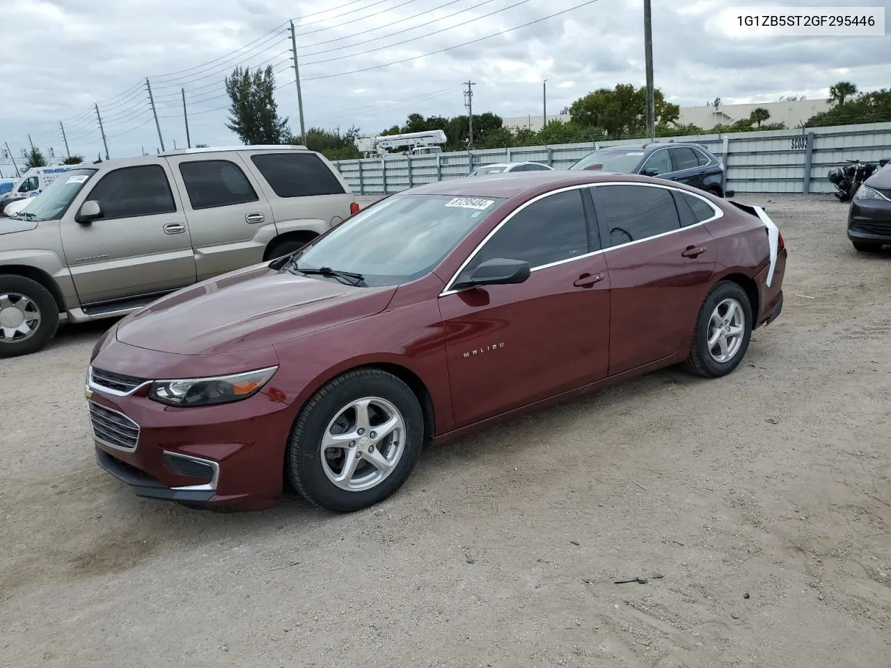 2016 Chevrolet Malibu Ls VIN: 1G1ZB5ST2GF295446 Lot: 81295484