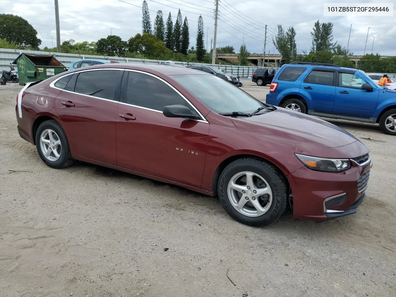 2016 Chevrolet Malibu Ls VIN: 1G1ZB5ST2GF295446 Lot: 81295484