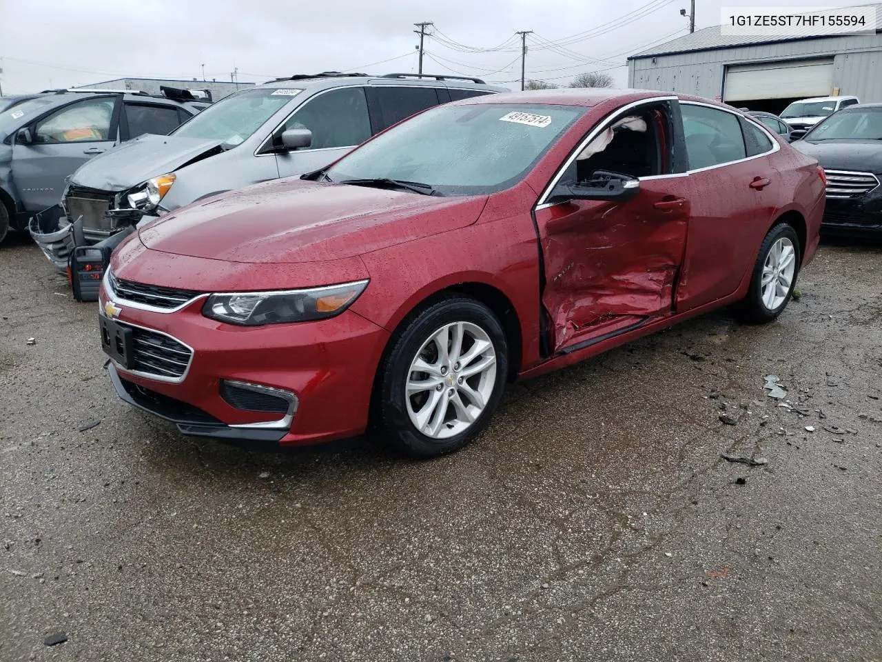 1G1ZE5ST7HF155594 2017 Chevrolet Malibu Lt