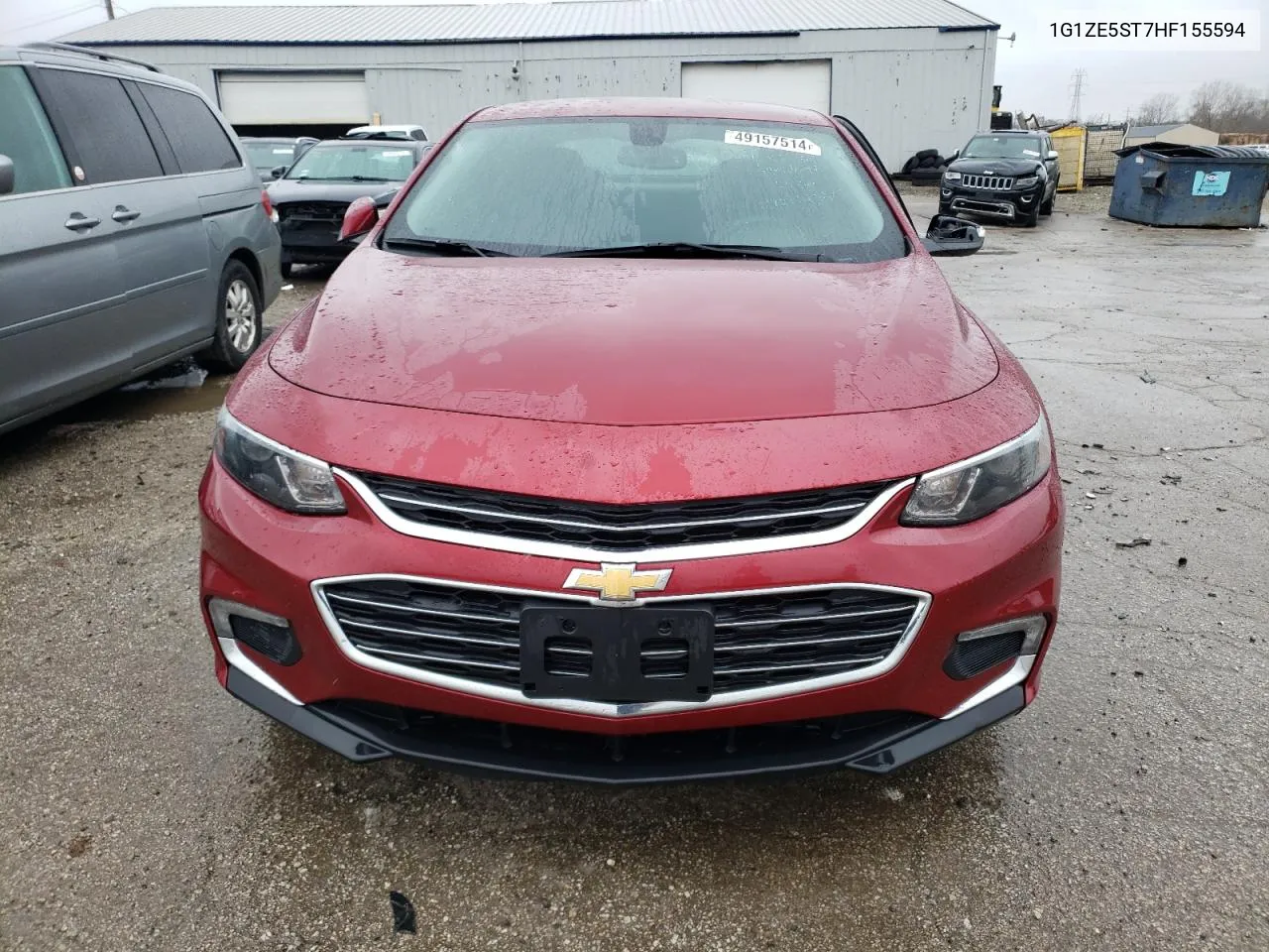 2017 Chevrolet Malibu Lt VIN: 1G1ZE5ST7HF155594 Lot: 49157514