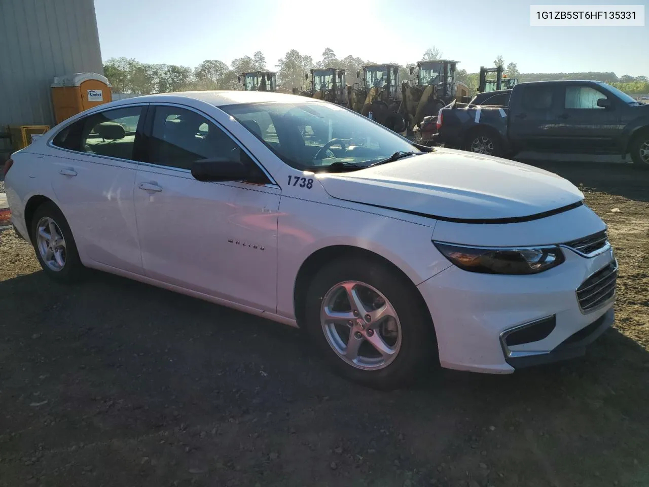 2017 Chevrolet Malibu Ls VIN: 1G1ZB5ST6HF135331 Lot: 52914274