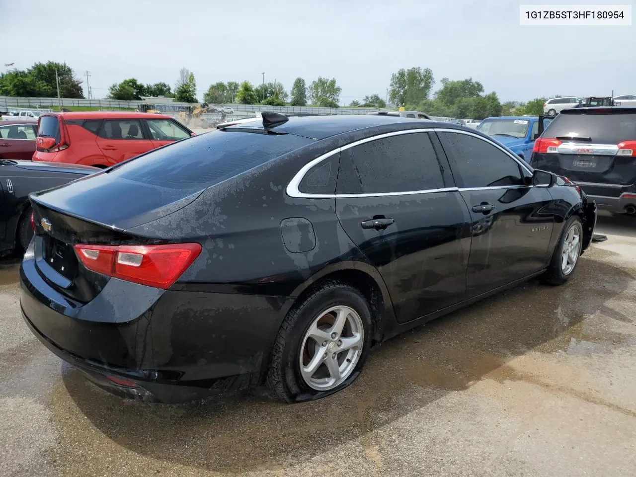 2017 Chevrolet Malibu Ls VIN: 1G1ZB5ST3HF180954 Lot: 55032194