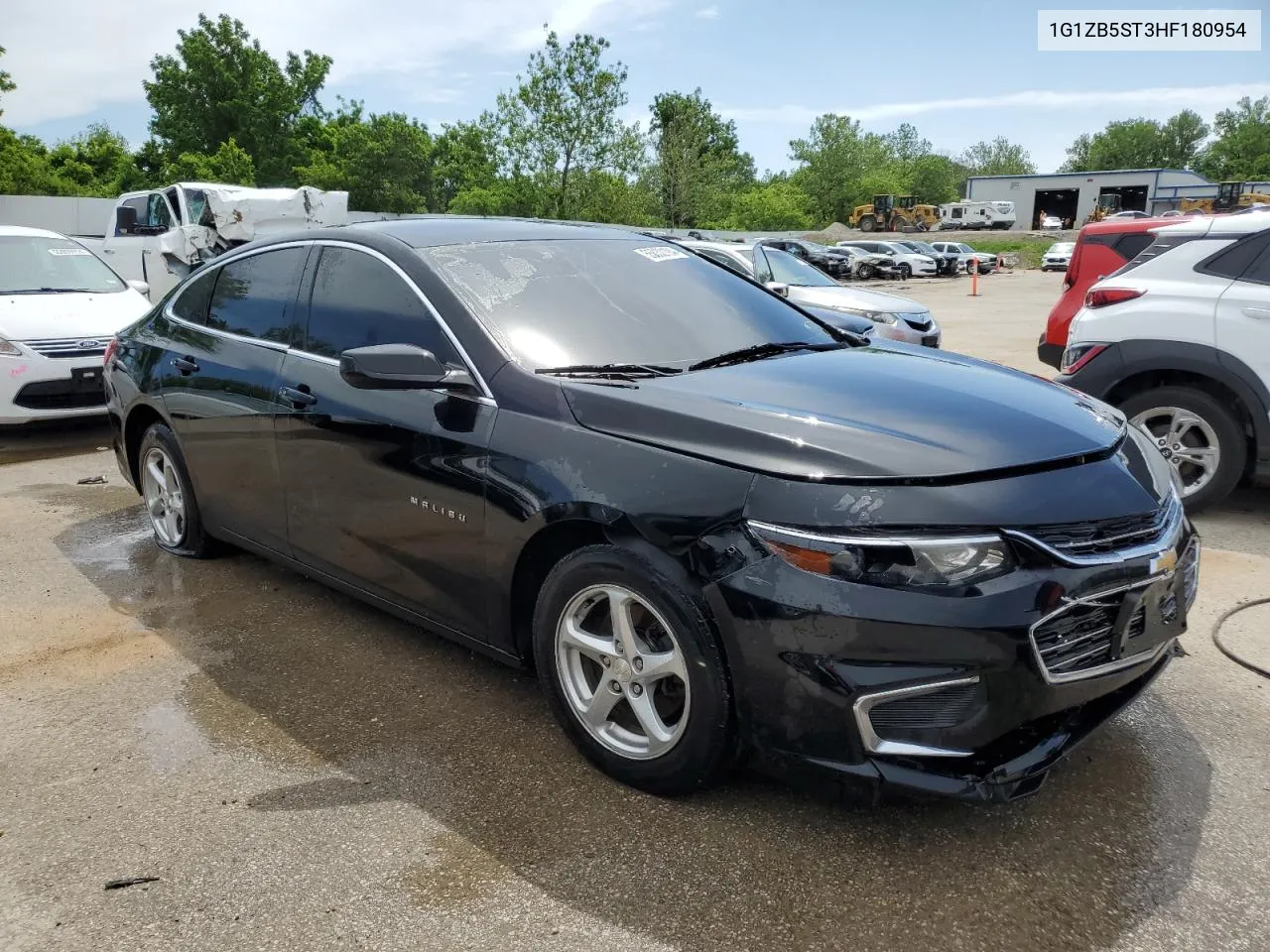 2017 Chevrolet Malibu Ls VIN: 1G1ZB5ST3HF180954 Lot: 55032194