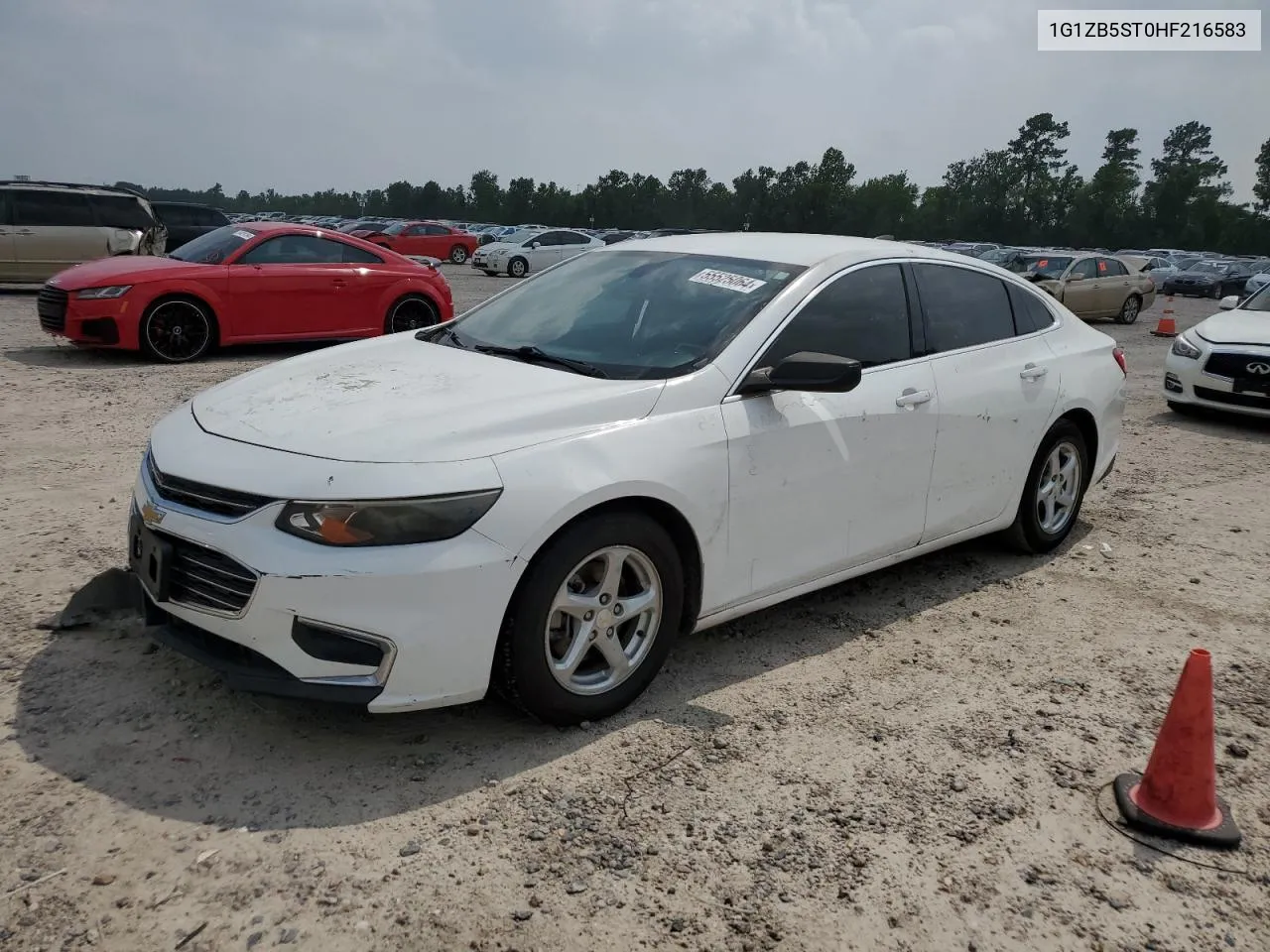 2017 Chevrolet Malibu Ls VIN: 1G1ZB5ST0HF216583 Lot: 55525064