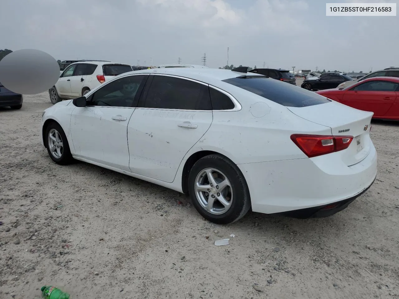 2017 Chevrolet Malibu Ls VIN: 1G1ZB5ST0HF216583 Lot: 55525064