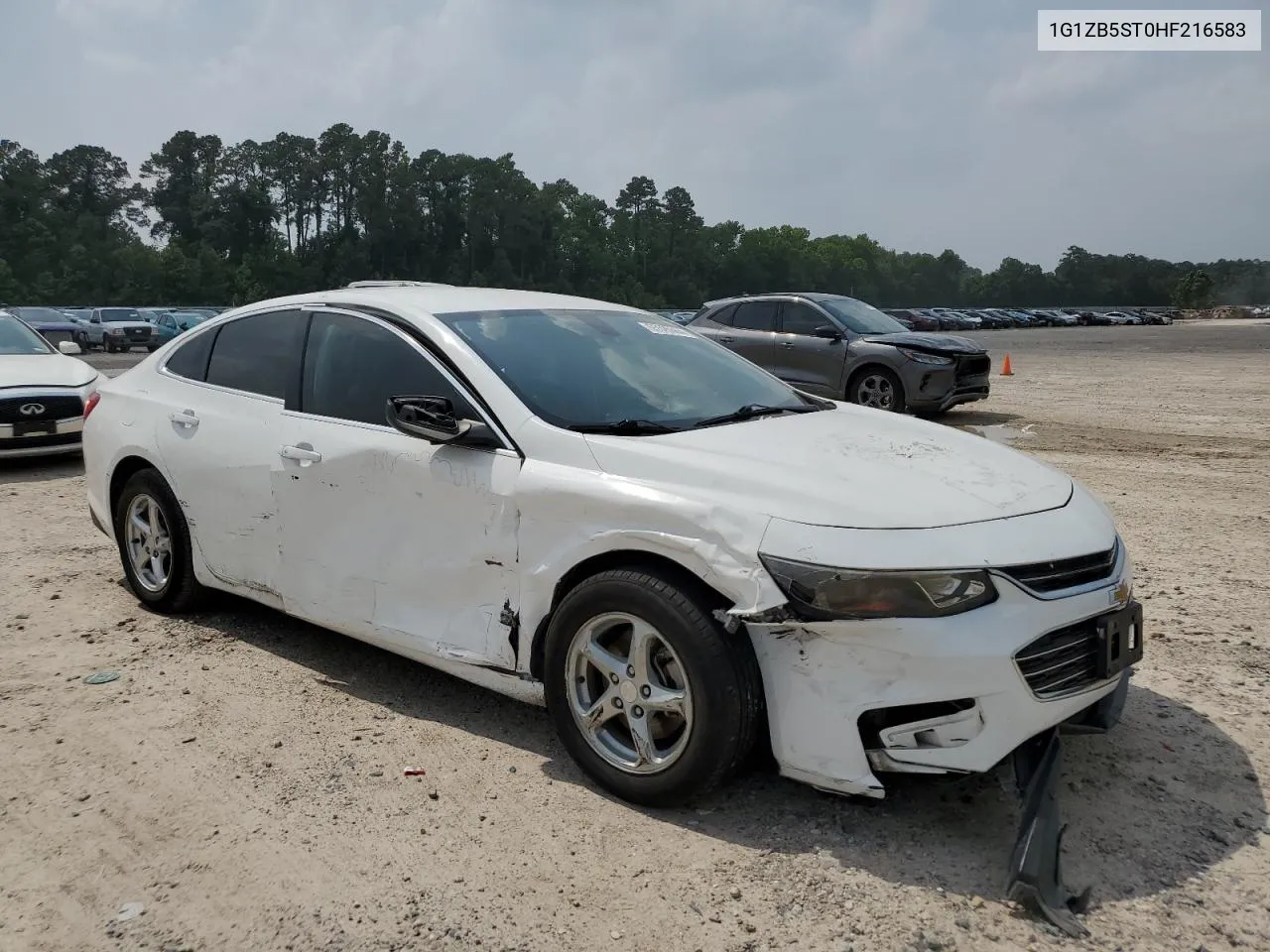 1G1ZB5ST0HF216583 2017 Chevrolet Malibu Ls