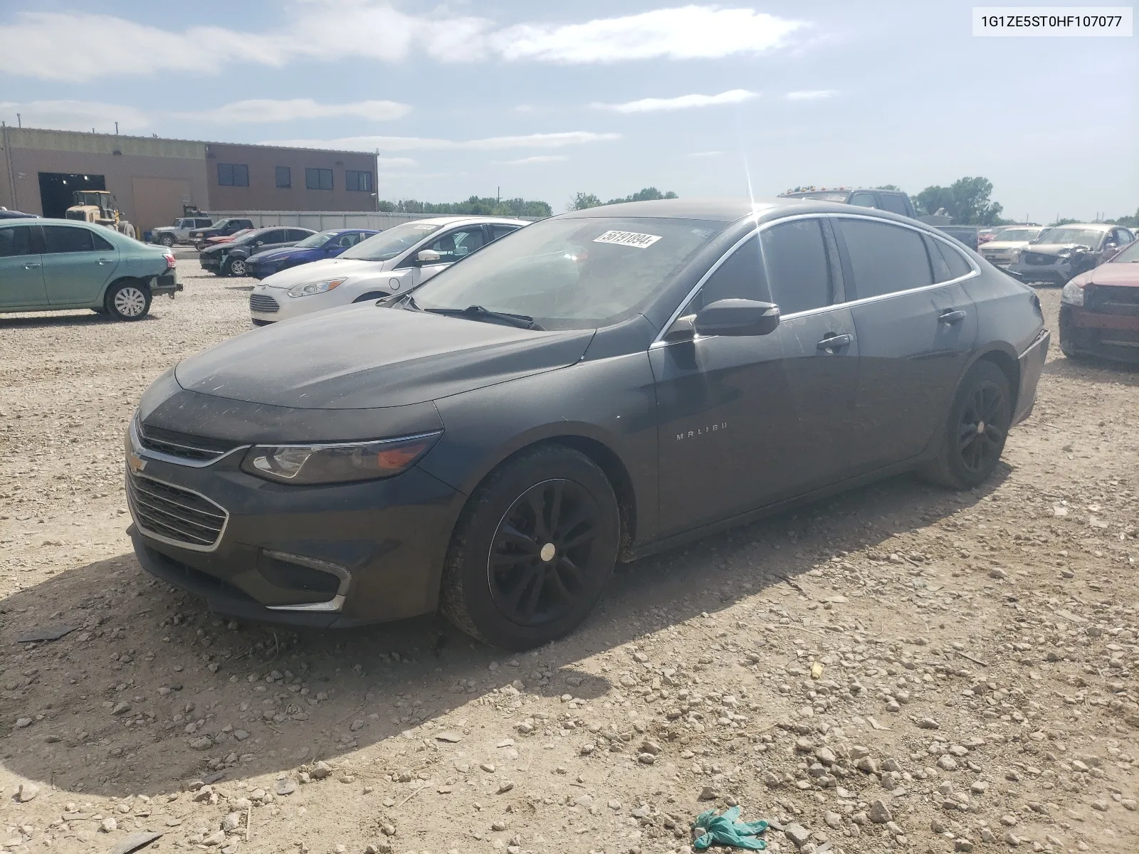 2017 Chevrolet Malibu Lt VIN: 1G1ZE5ST0HF107077 Lot: 56191894