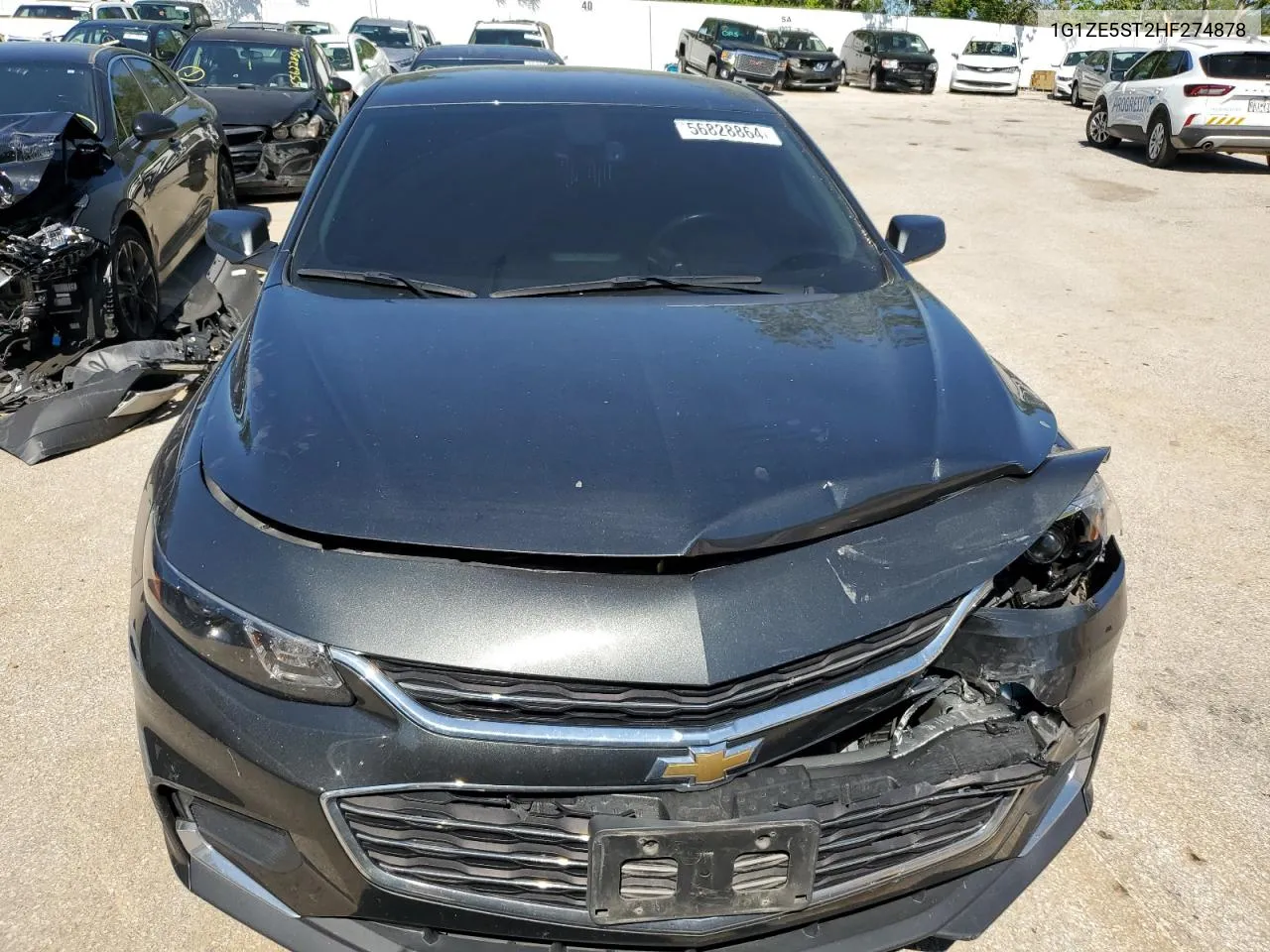 1G1ZE5ST2HF274878 2017 Chevrolet Malibu Lt