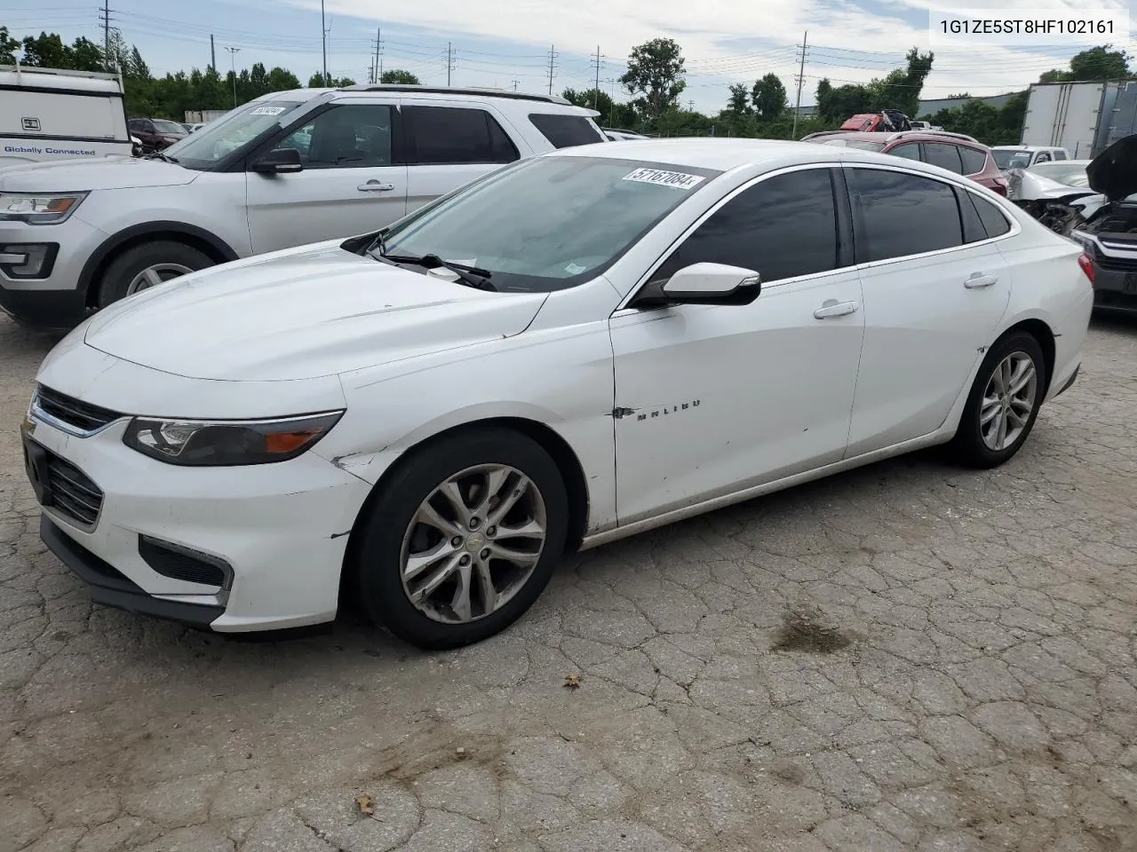 2017 Chevrolet Malibu Lt VIN: 1G1ZE5ST8HF102161 Lot: 57167084