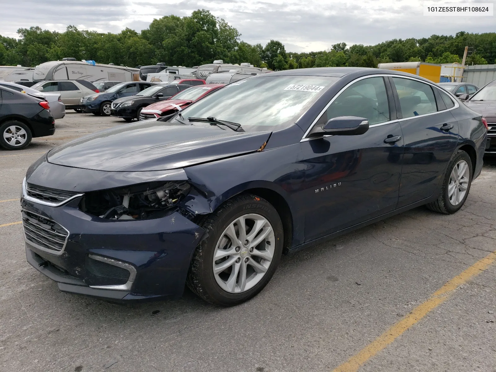 1G1ZE5ST8HF108624 2017 Chevrolet Malibu Lt