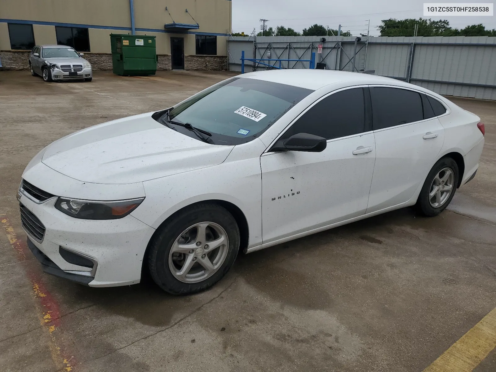 1G1ZC5ST0HF258538 2017 Chevrolet Malibu Ls