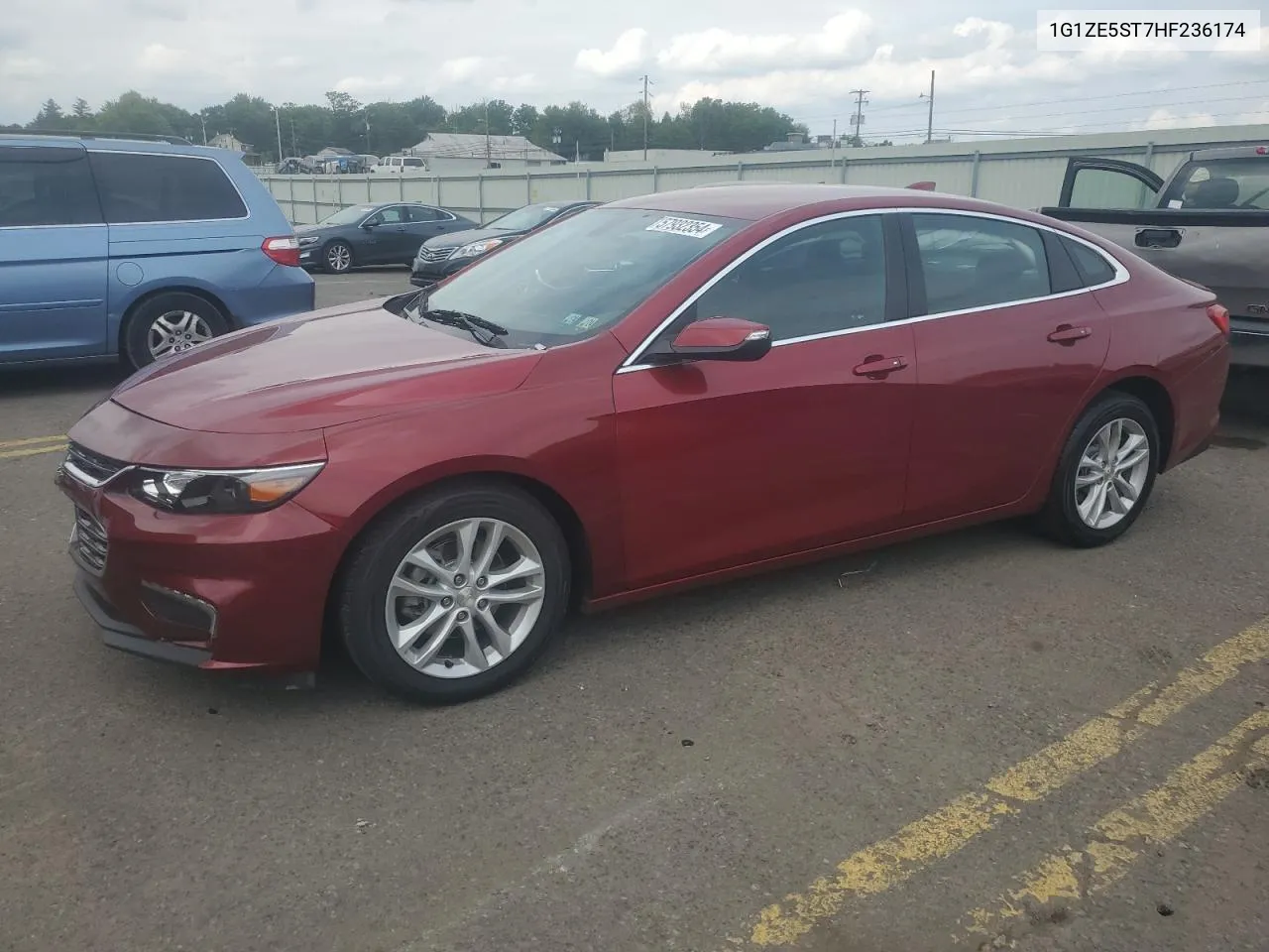 2017 Chevrolet Malibu Lt VIN: 1G1ZE5ST7HF236174 Lot: 57932354