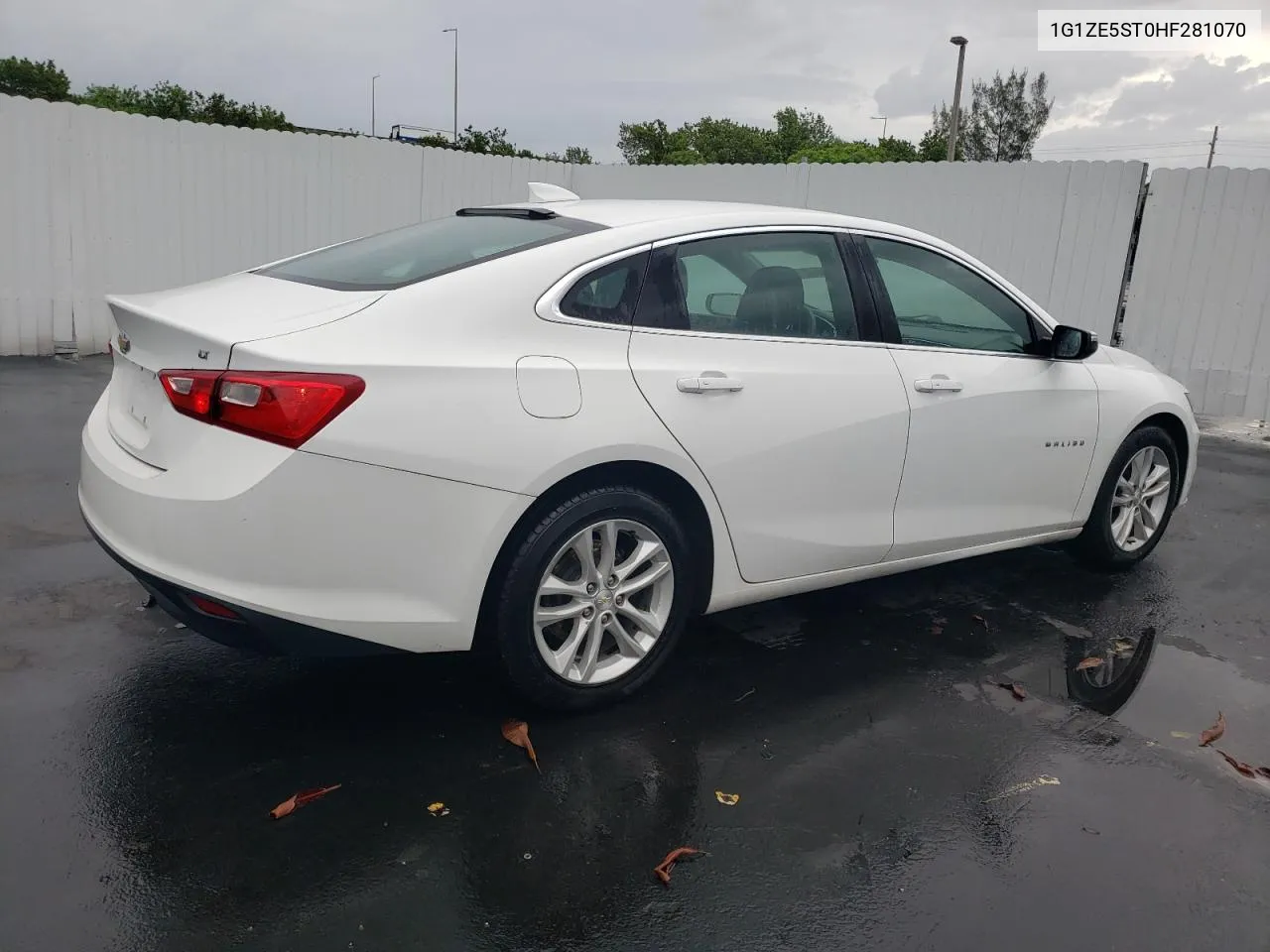 1G1ZE5ST0HF281070 2017 Chevrolet Malibu Lt