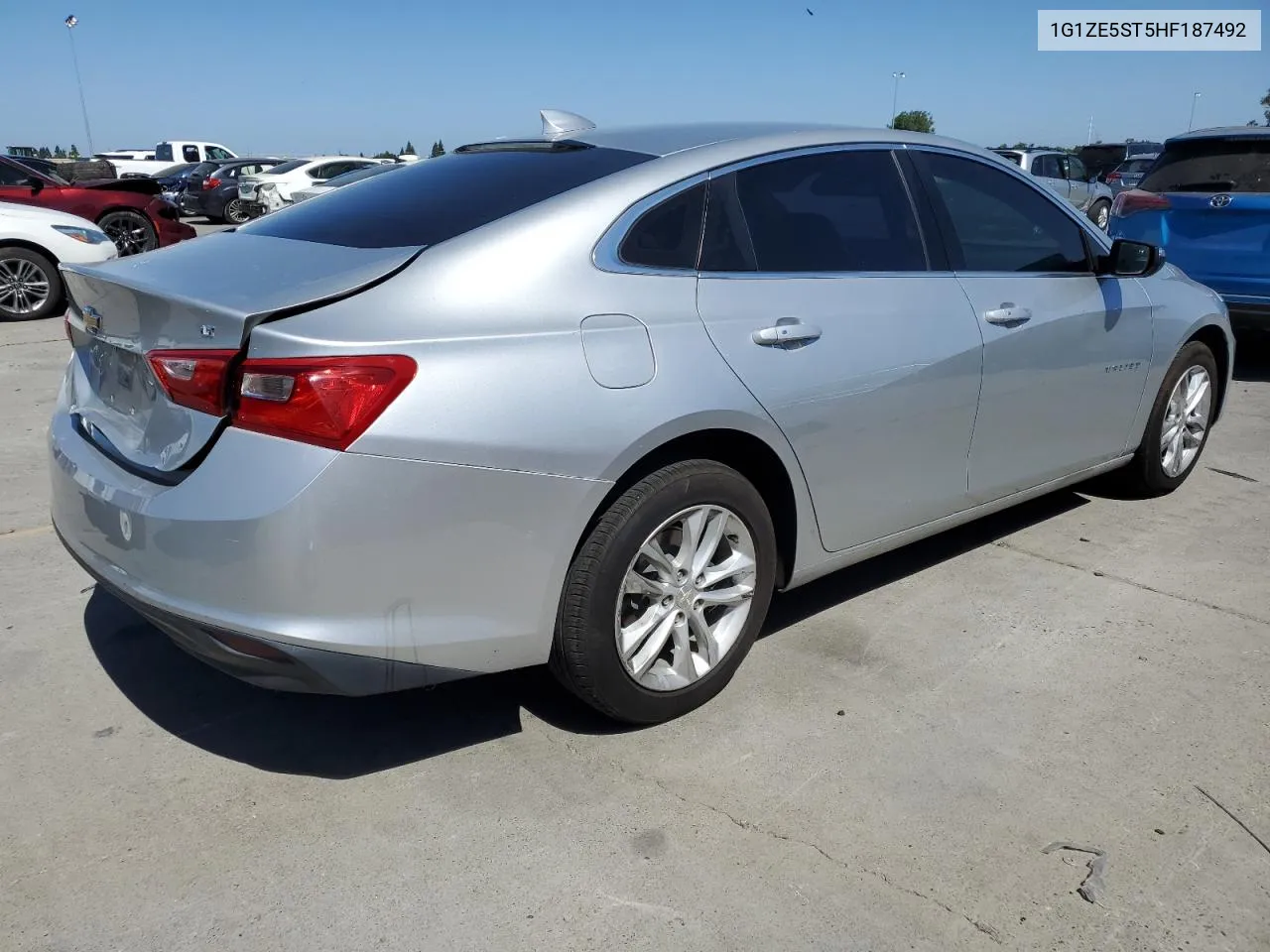 2017 Chevrolet Malibu Lt VIN: 1G1ZE5ST5HF187492 Lot: 58764864