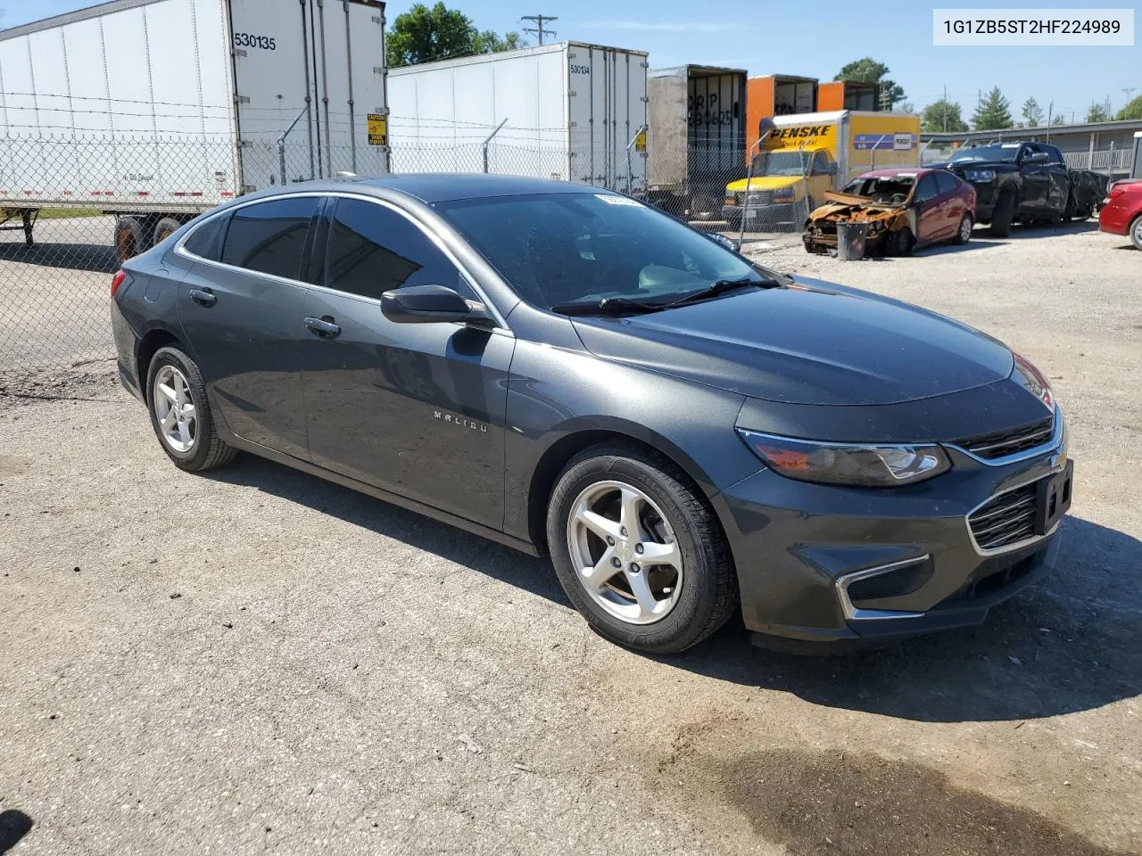 2017 Chevrolet Malibu Ls VIN: 1G1ZB5ST2HF224989 Lot: 59272734